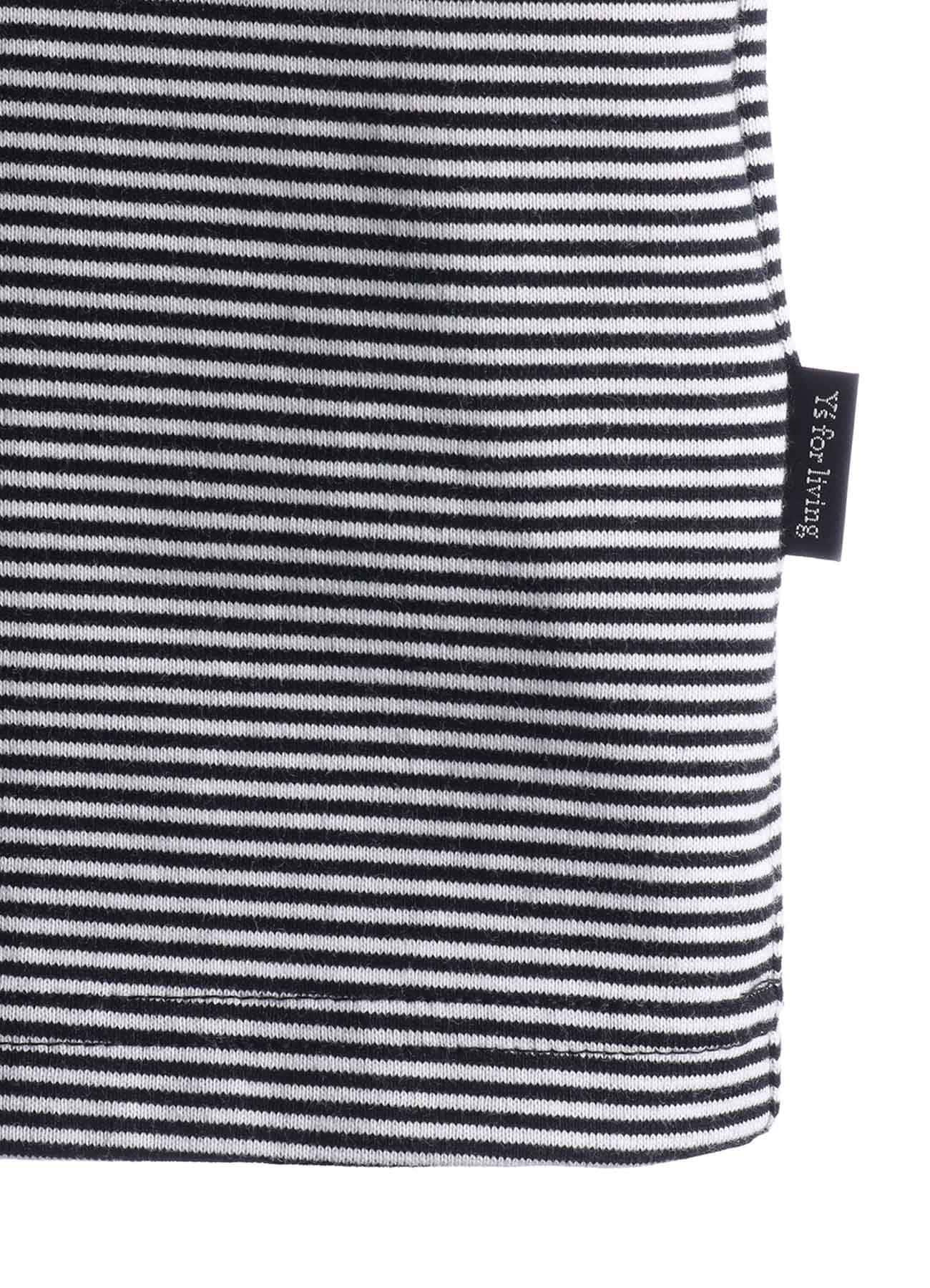 MIDIN BORDER LONG SLEEVE T-SHIRT (L)