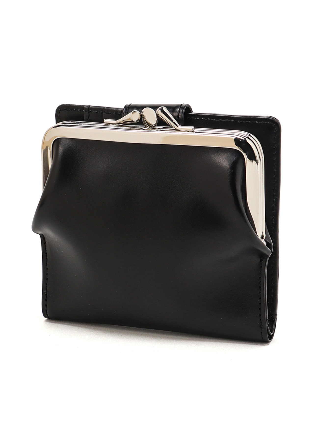 GLOSSY SMOOTH LEATHER SMALL WALLET