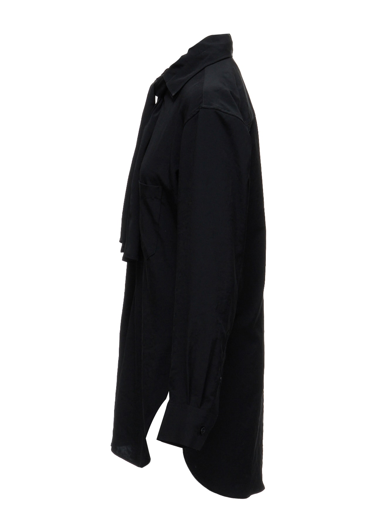 Y's OCCASION - TA/PE CREPE DE CHINE BOW-TIE BLOUSE