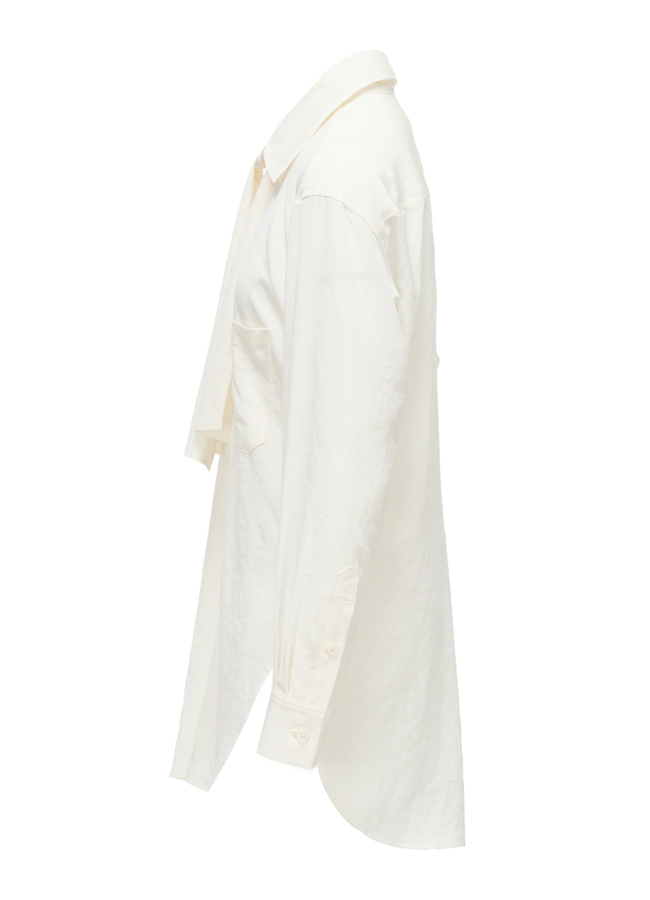 Y's FORM - TA/PE CREPE DE CHINE BOW-TIE BLOUSE