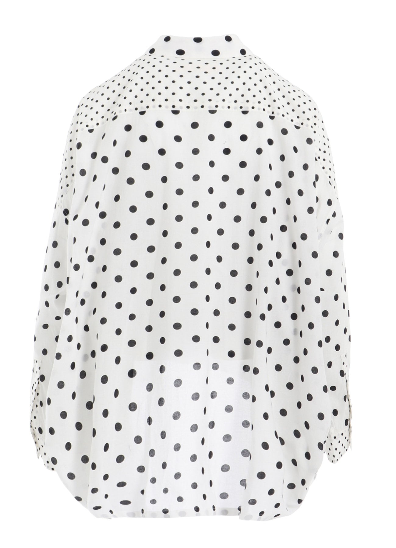 60/- COTTON LAWN DOT PRINT LONG SLEEVE BLOUSE
