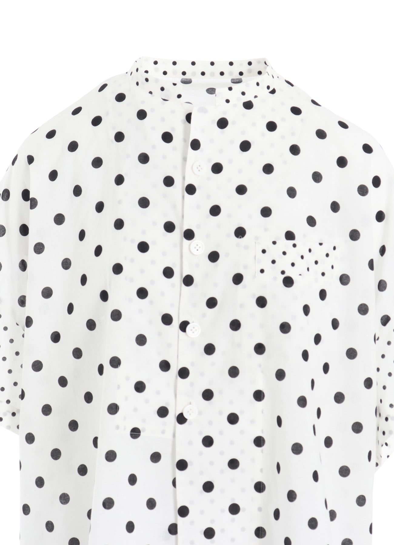 60/- COTTON LAWN DOT PRINT BOX BLOUSE
