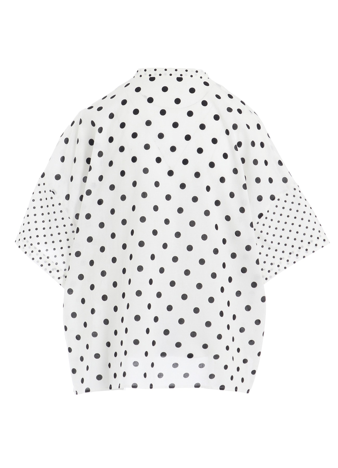 60/- COTTON LAWN DOT PRINT BOX BLOUSE