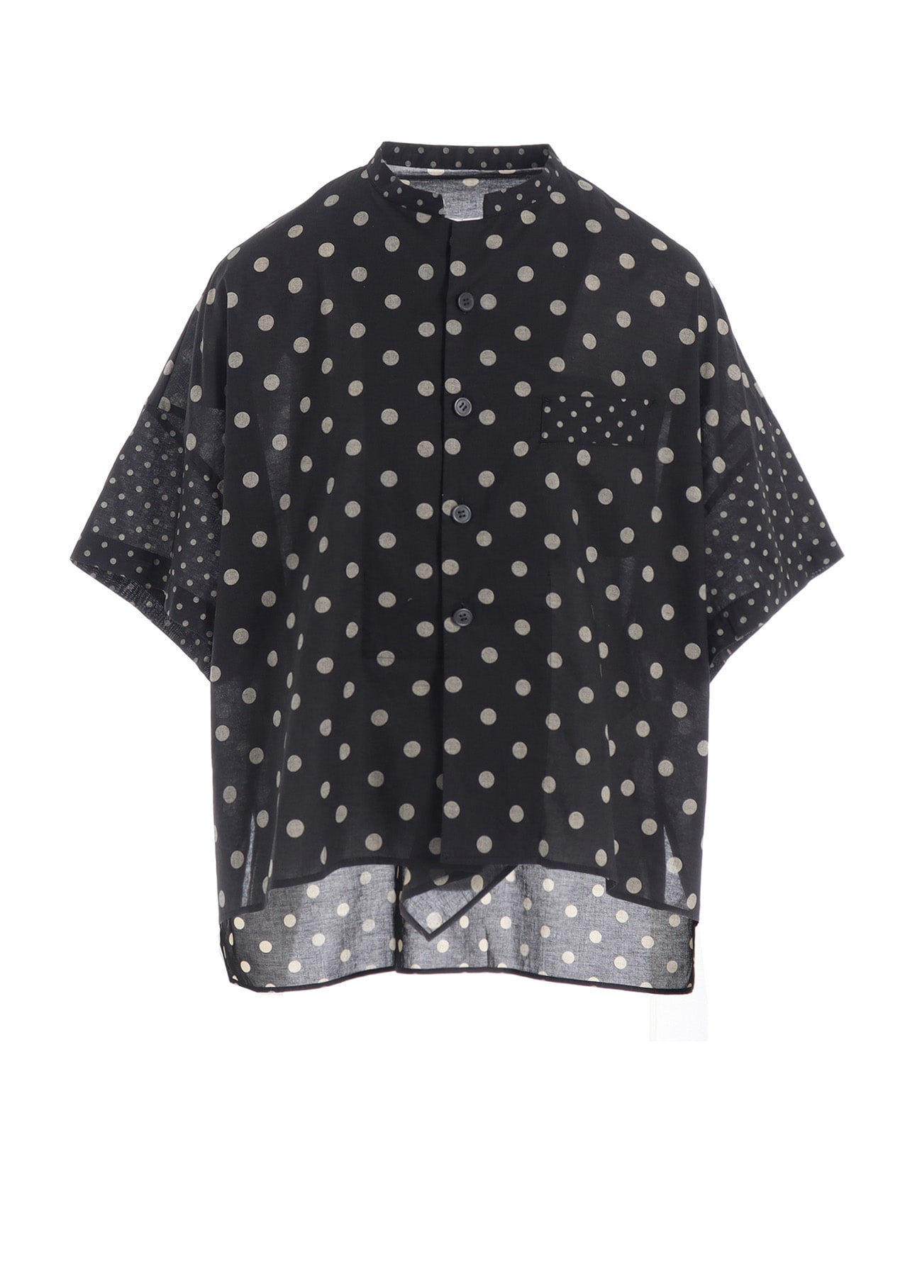 60/- COTTON LAWN DOT PRINT BOX BLOUSE