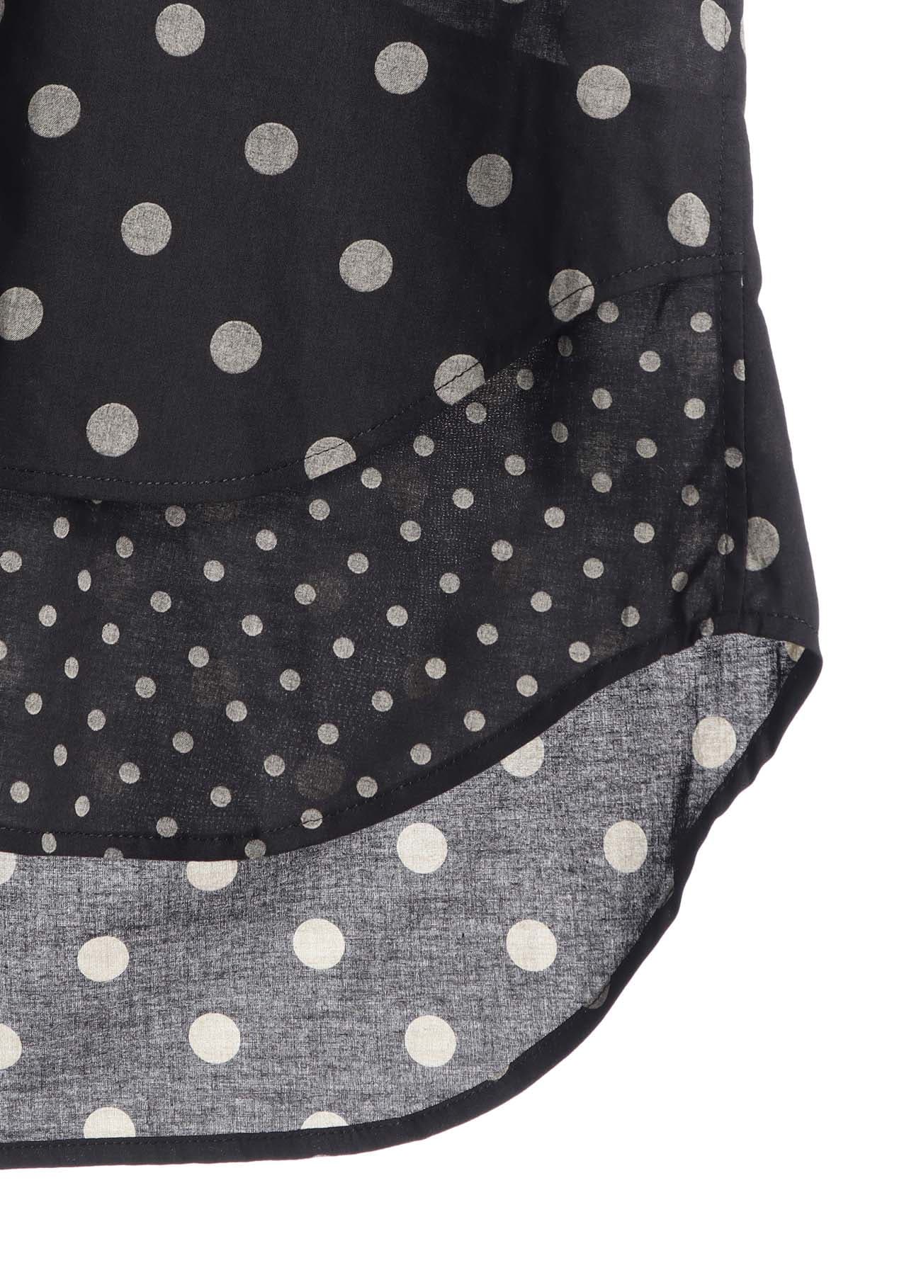 60/- COTTON LAWN DOT PRINT HALF SLEEVE BLOUSE