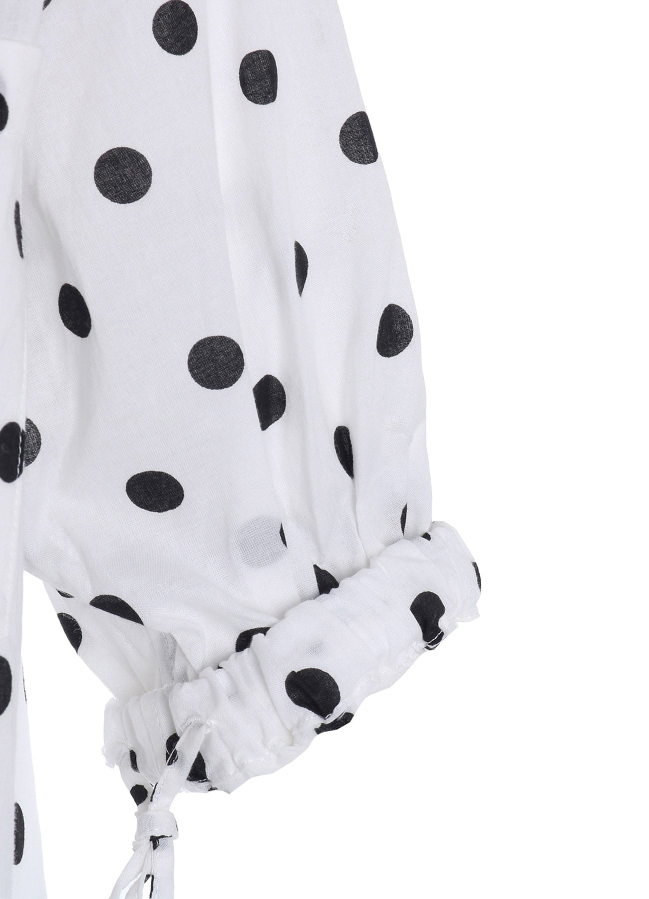 60/- COTTON LAWN DOT PRINT FRONT TUCKED BLOUSE