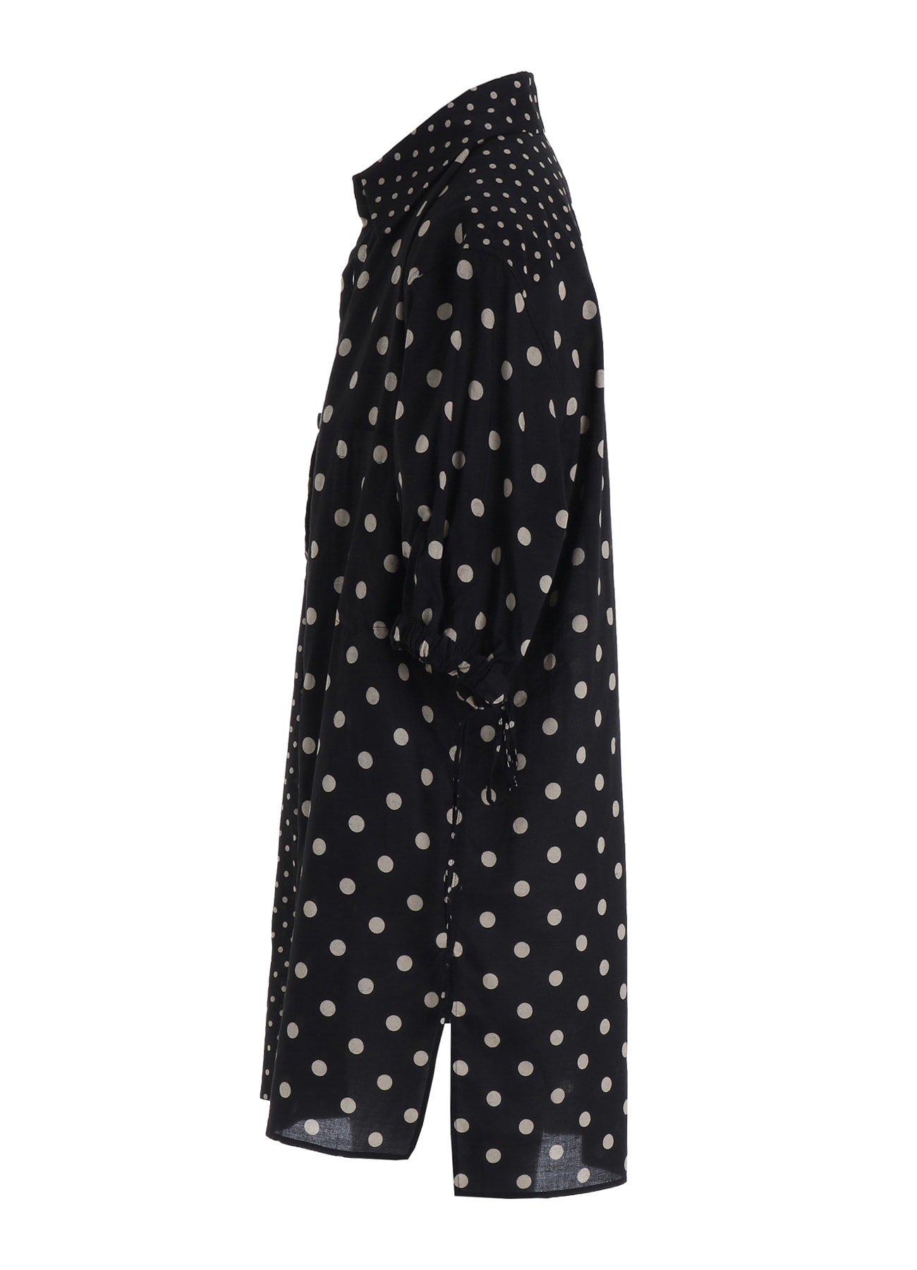 60/- COTTON LAWN DOT PRINT FRONT TUCKED BLOUSE