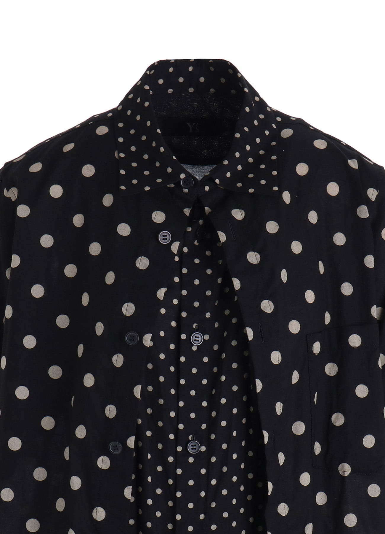 60/- COTTON LAWN DOT PRINT FRONT TUCKED BLOUSE