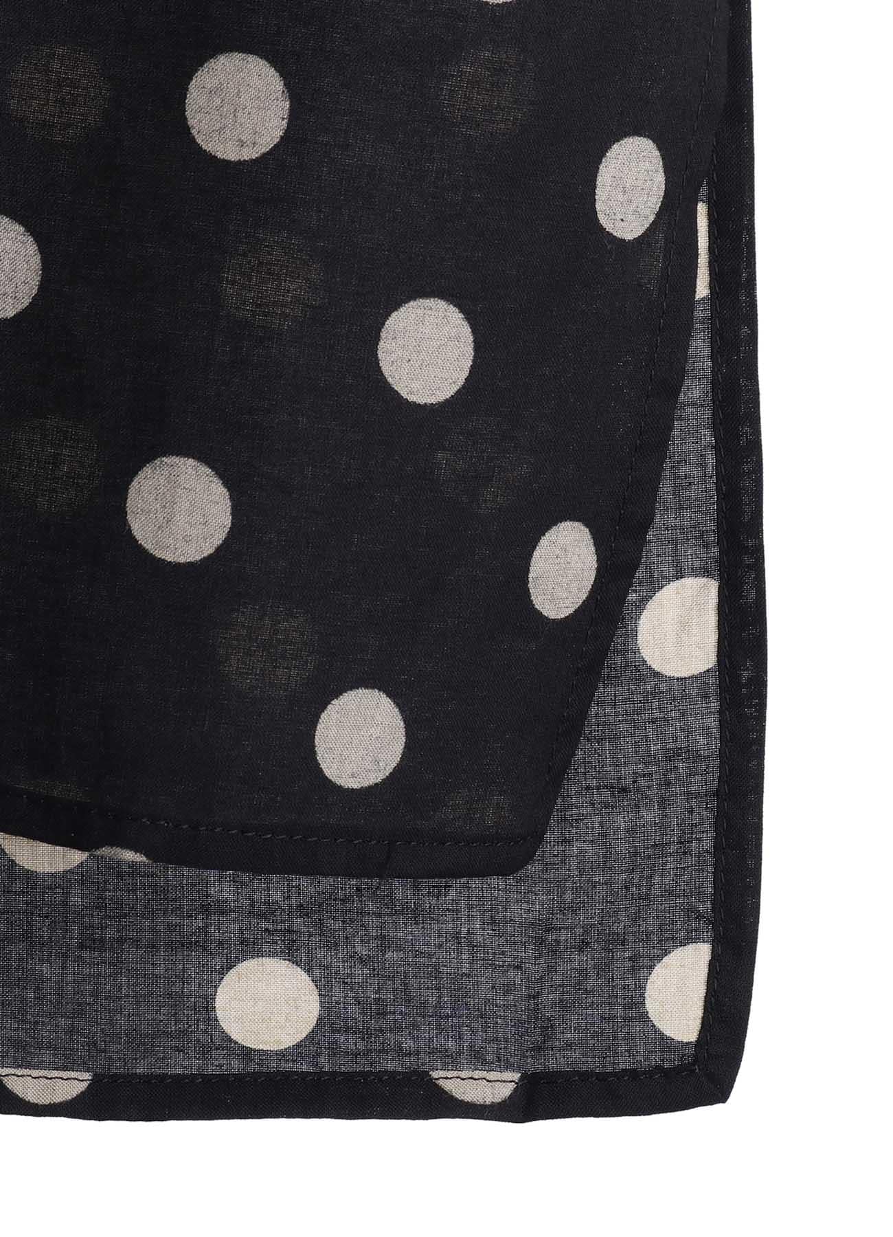 60/- COTTON LAWN DOT PRINT FRONT TUCKED BLOUSE