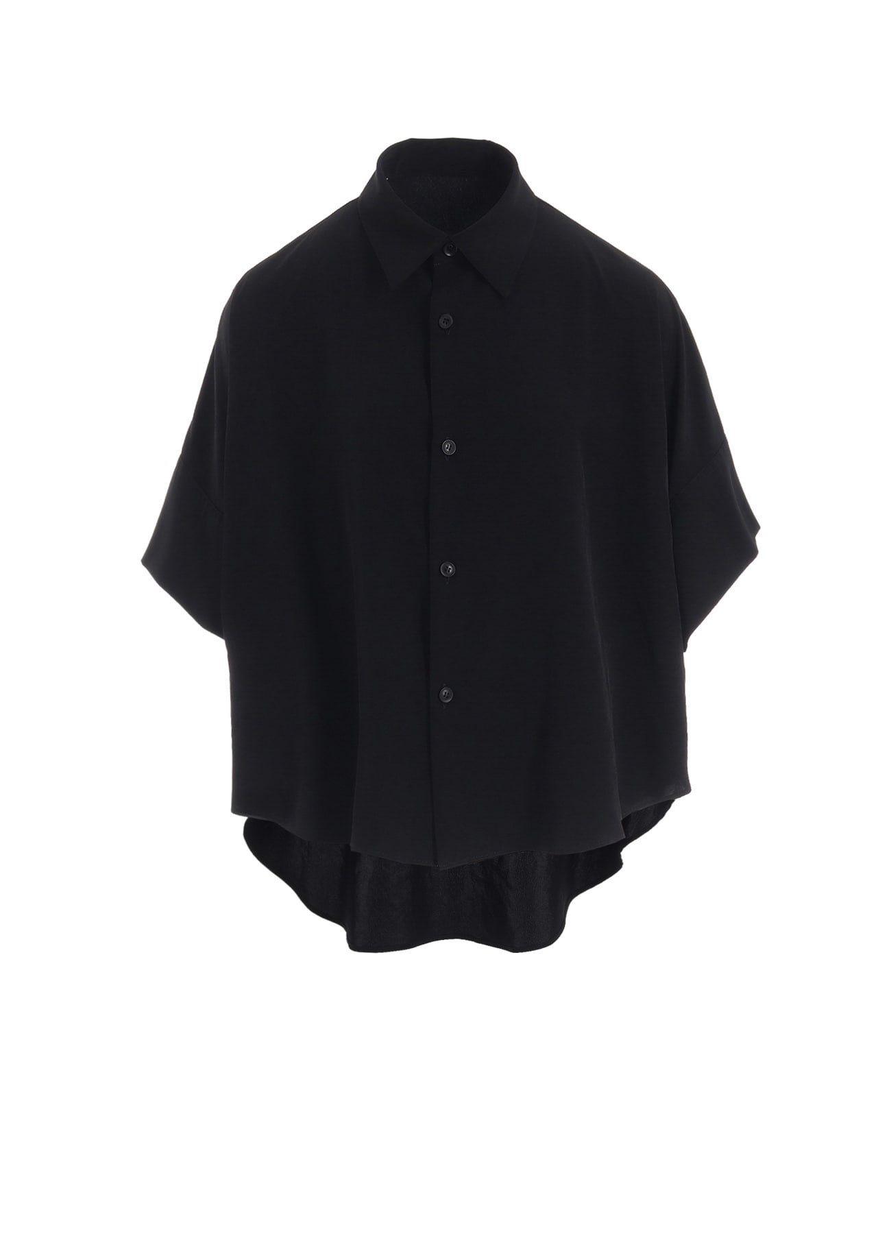 TA/PE CREPE DE CHINE SHORT CUFFS BLOUSE