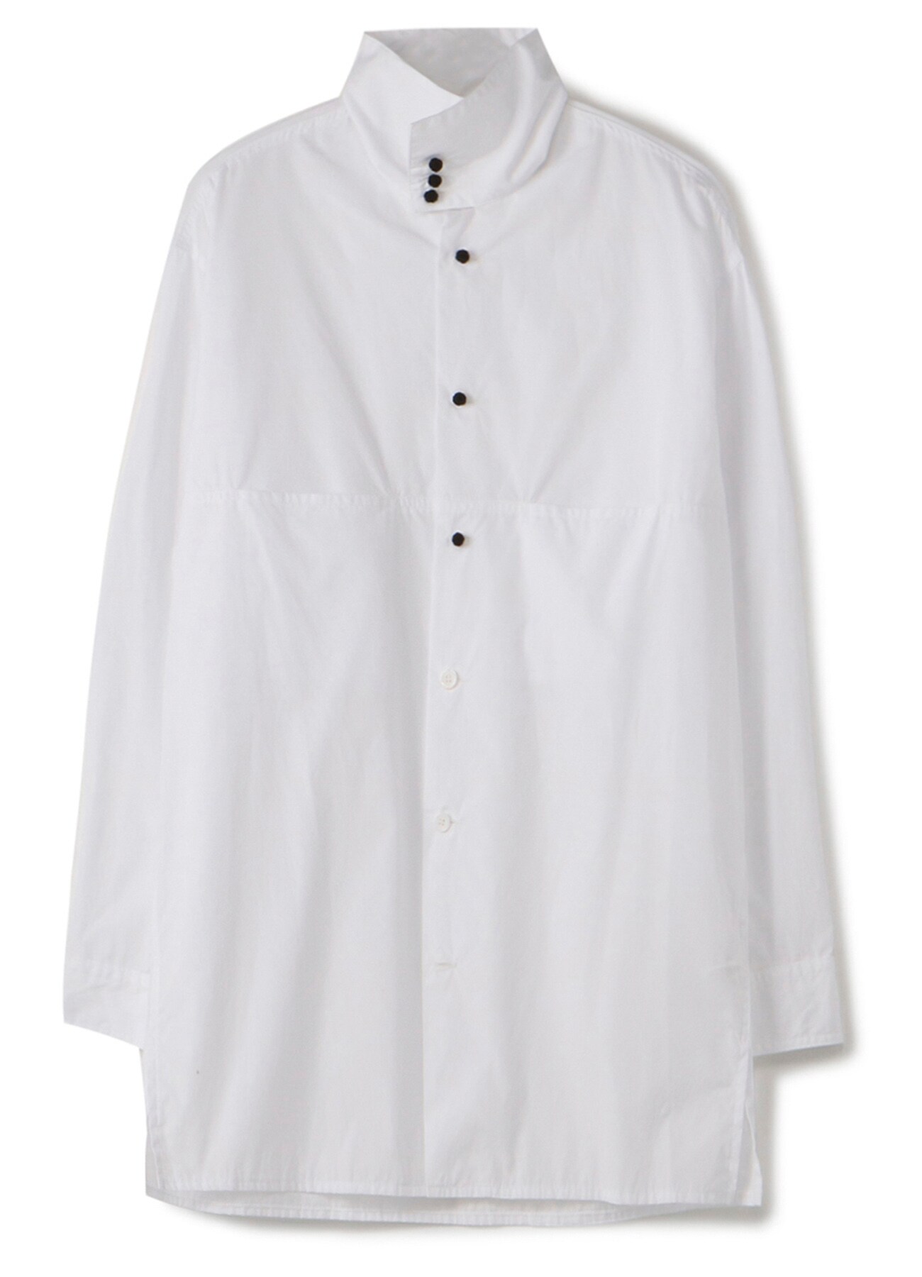 No 85 釈迦ボタンスタンドカラーシャツ Free Size White Y S Bang On The Shop Yohji Yamamoto