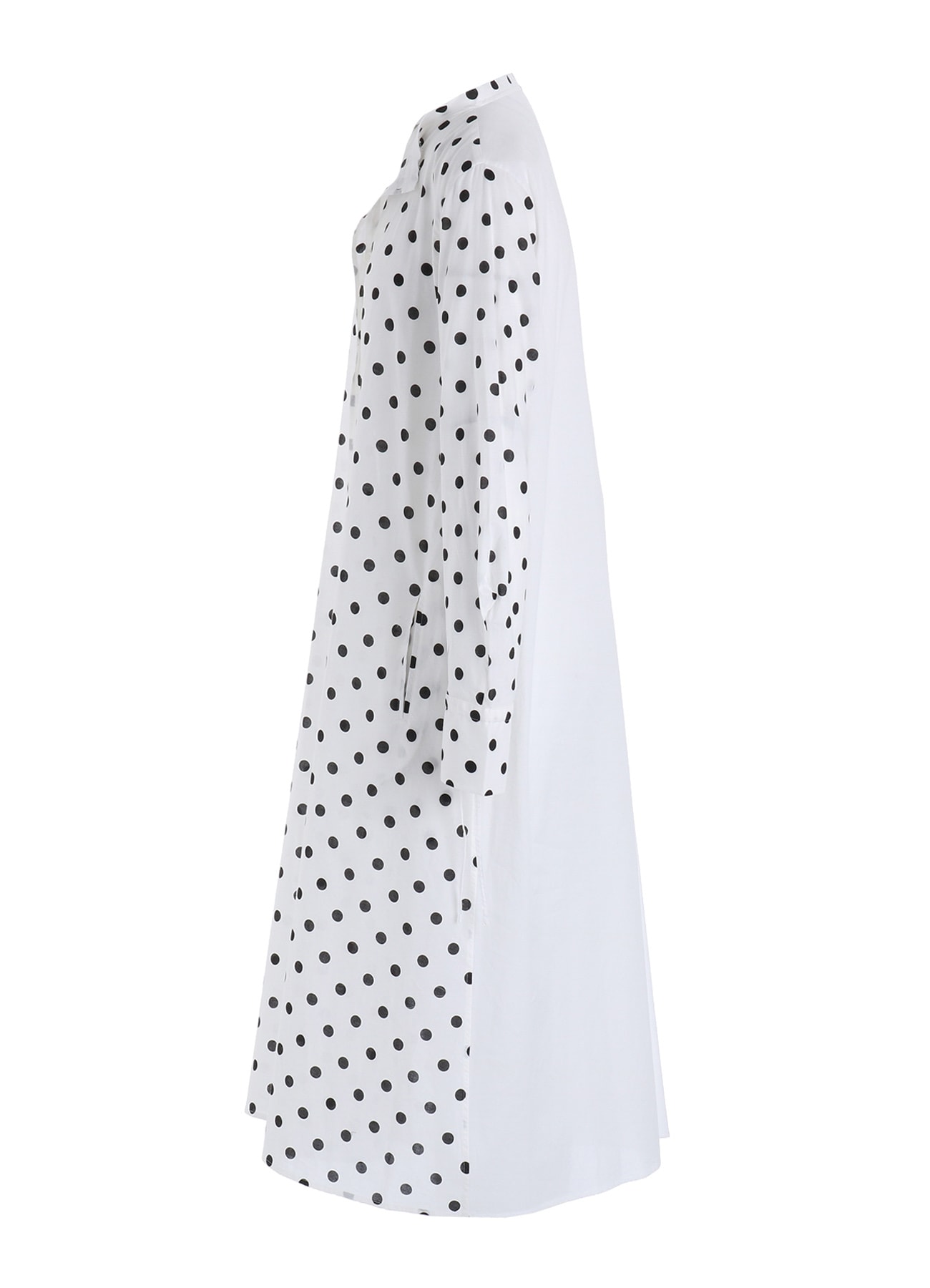 60/- COTTON LAWN DOT PRINT SHIRT DRESS