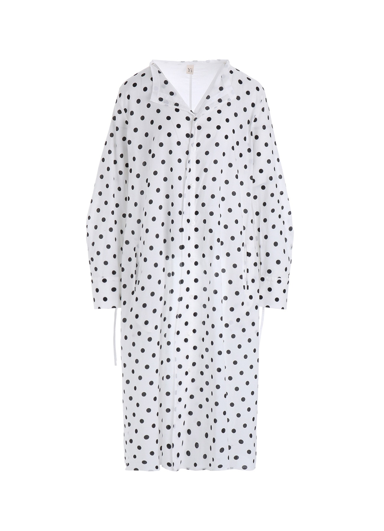 60/- COTTON LAWN DOT PRINT SHIRT DRESS