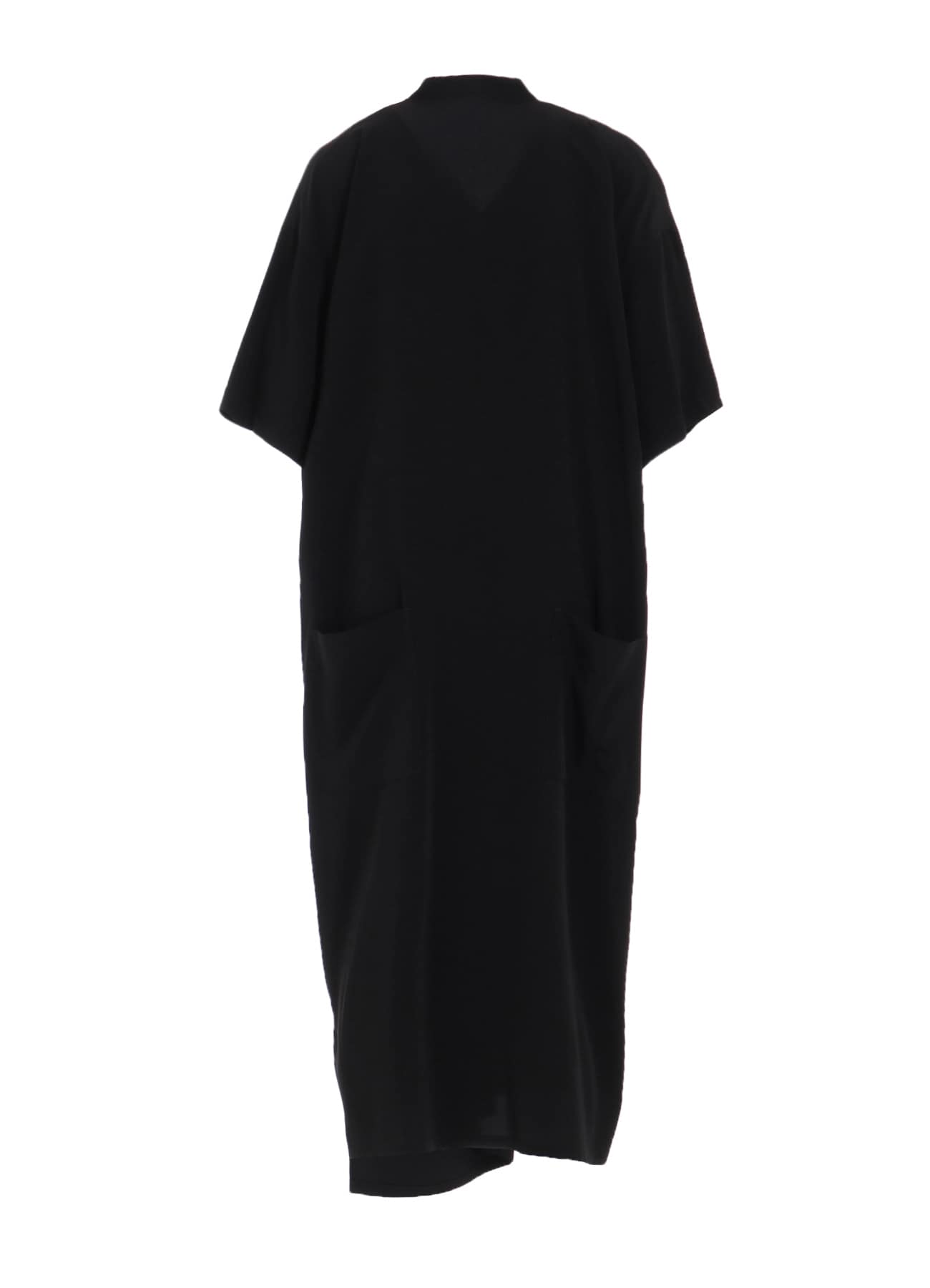 TA/PE CREPE DE CHINE  HALF SLEEVE BOX SHIRT DRESS