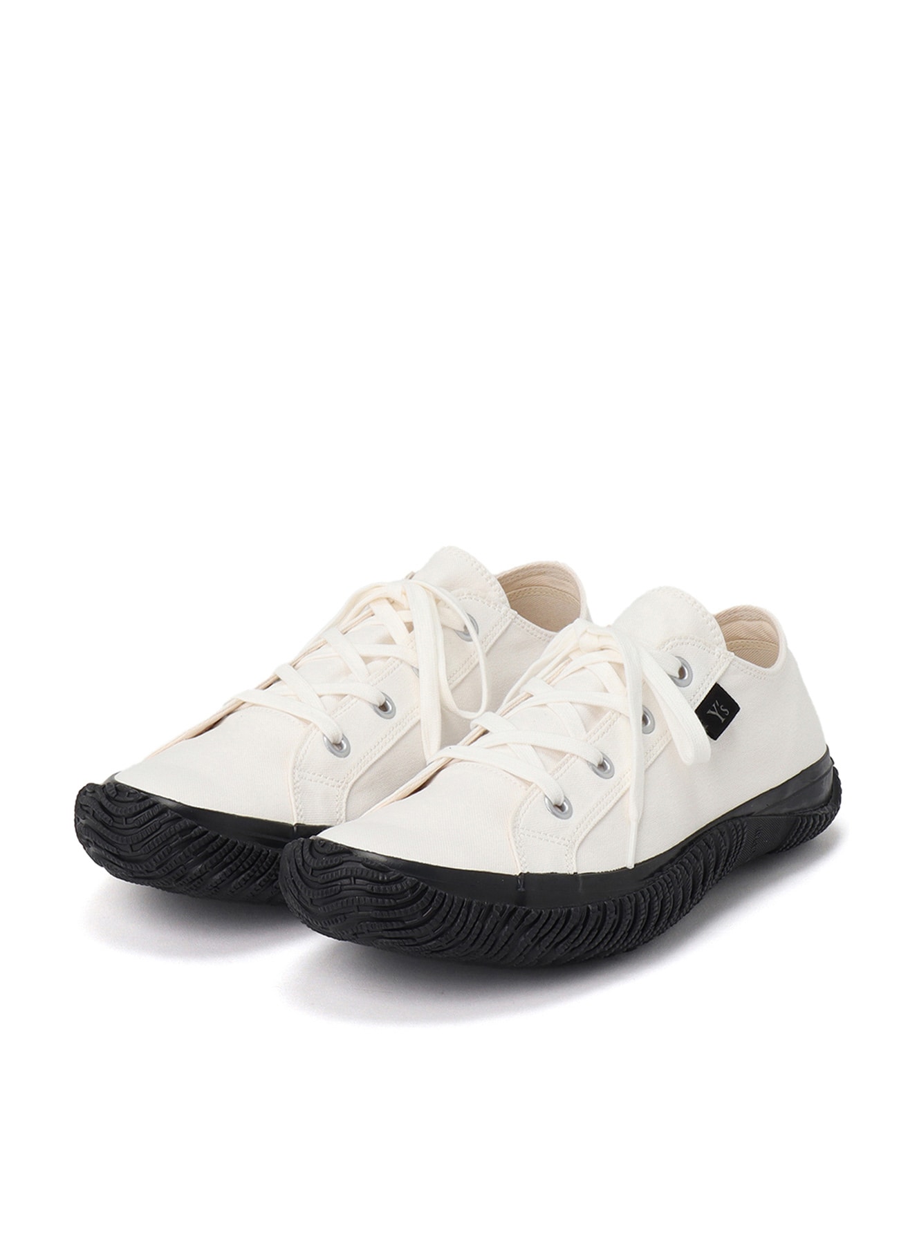 COTTON CANVAS LOW-TOP SNEAKERS
