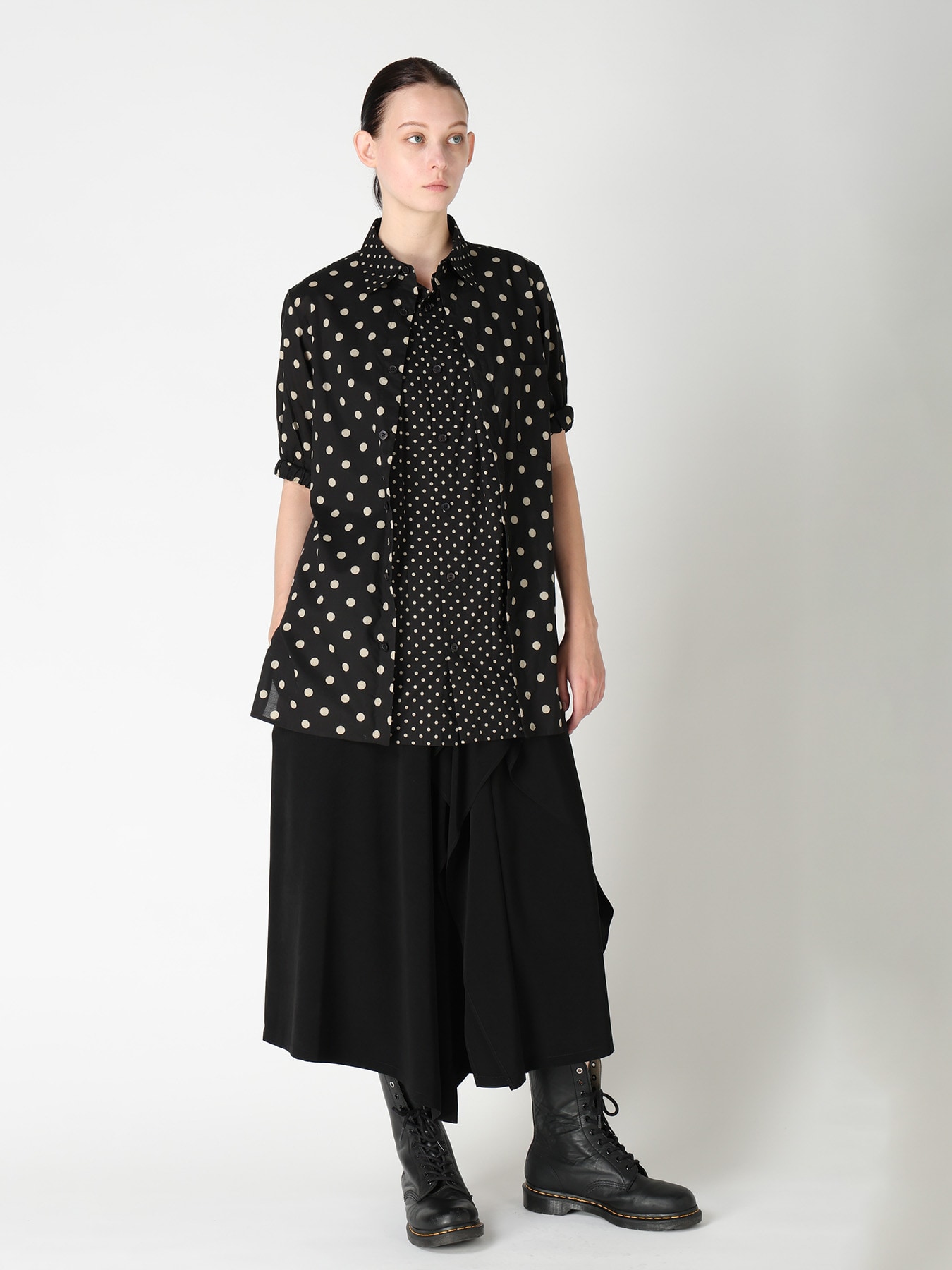 TA/PE CREPE DE CHINE RUFFLE PANTS