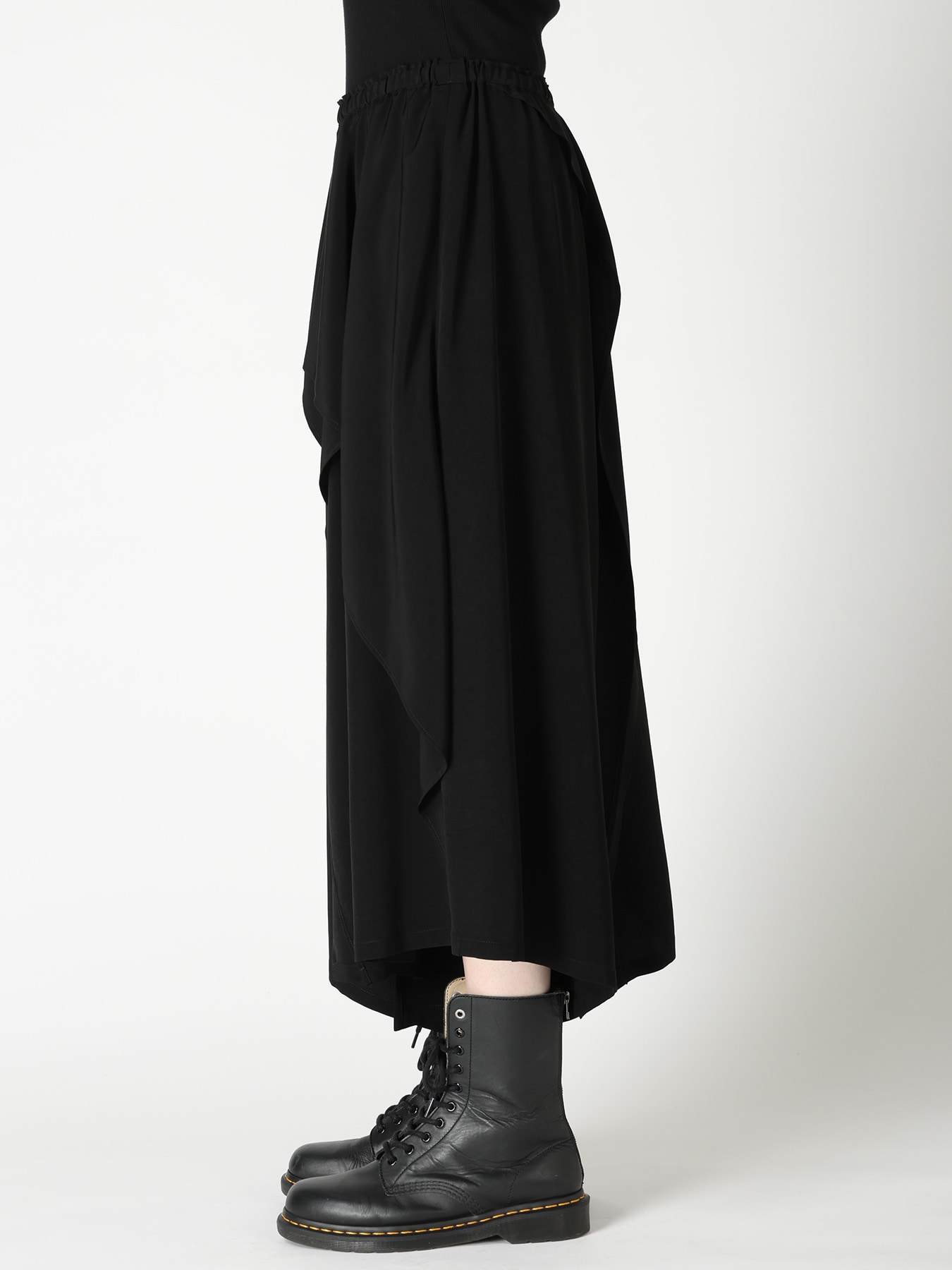 TA/PE CREPE DE CHINE RUFFLE PANTS