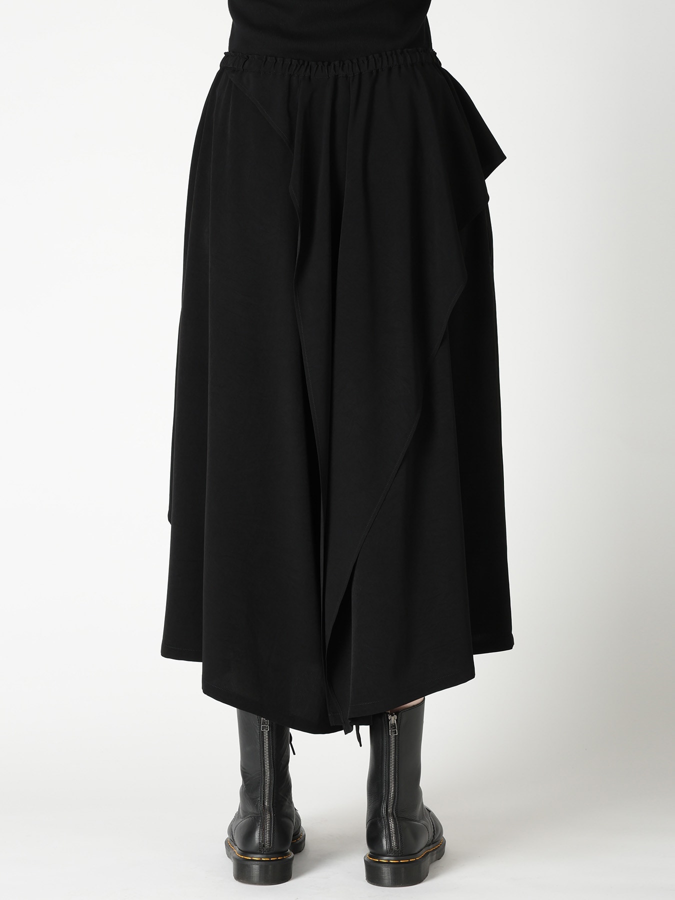TA/PE CREPE DE CHINE RUFFLE PANTS