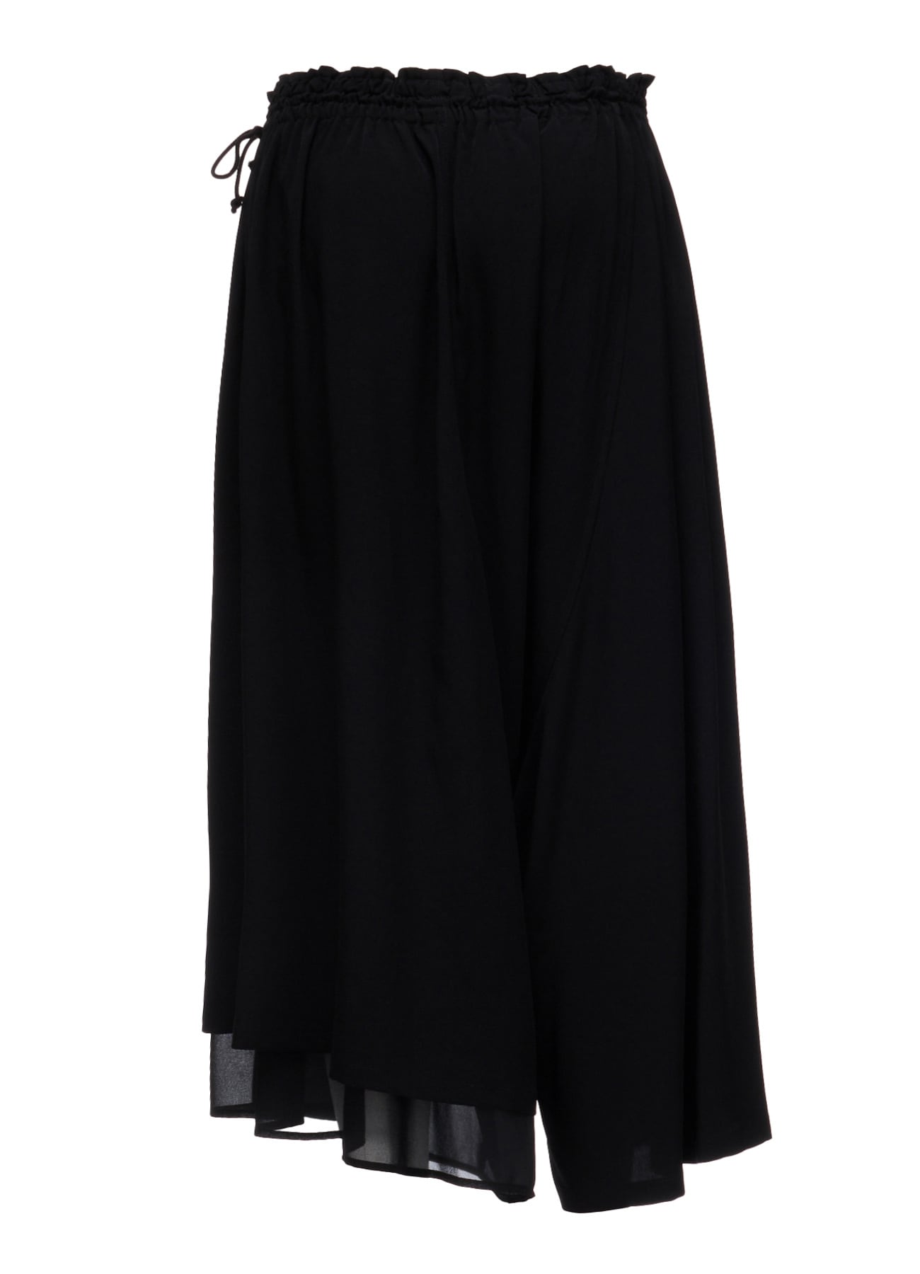 TA/PE CREPE DE CHINE ASYMMETRIC PANTS