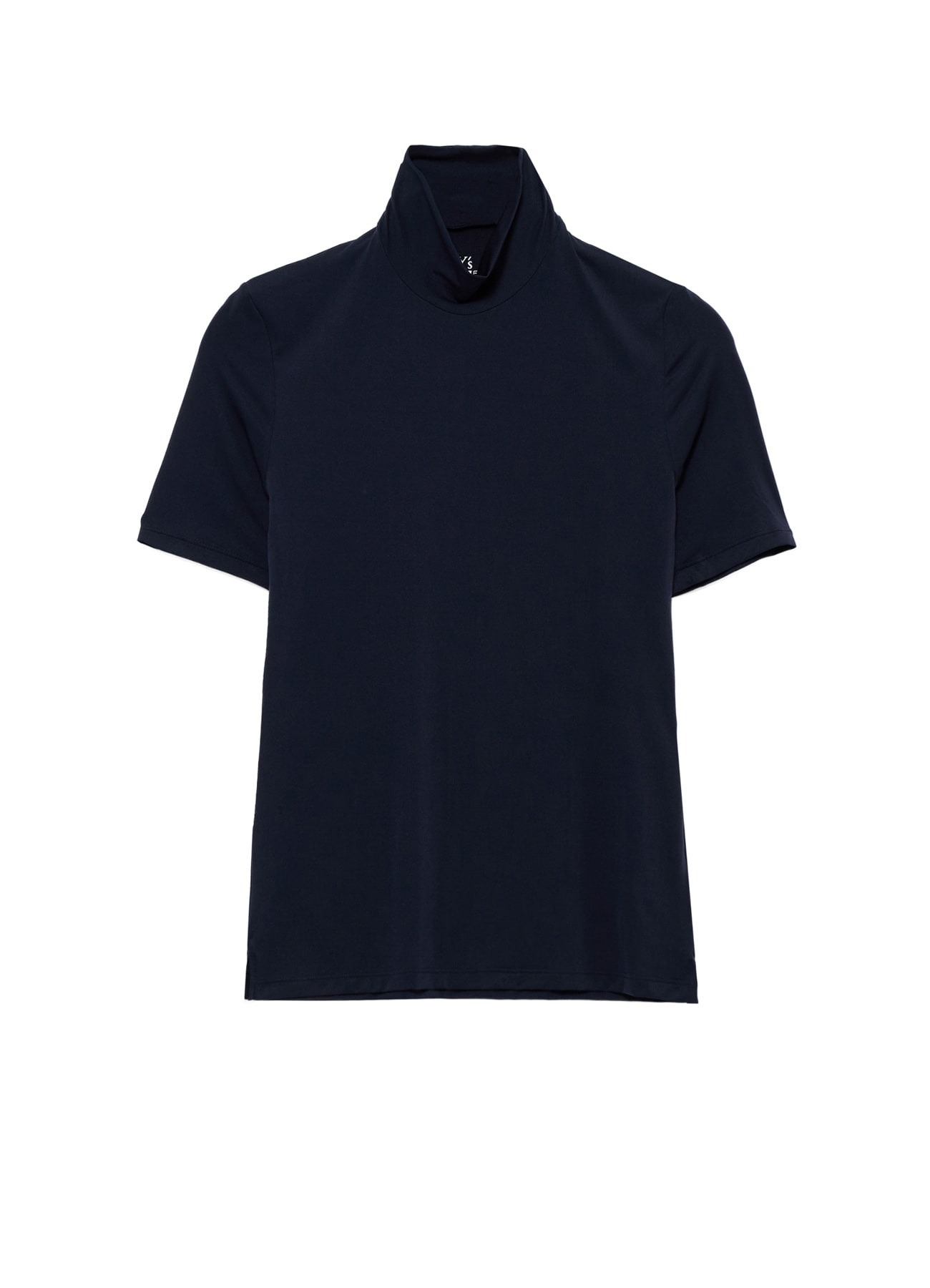 UNDER Y's - STRETCH JERSEY S/S HIGH NECK T-SHIRT