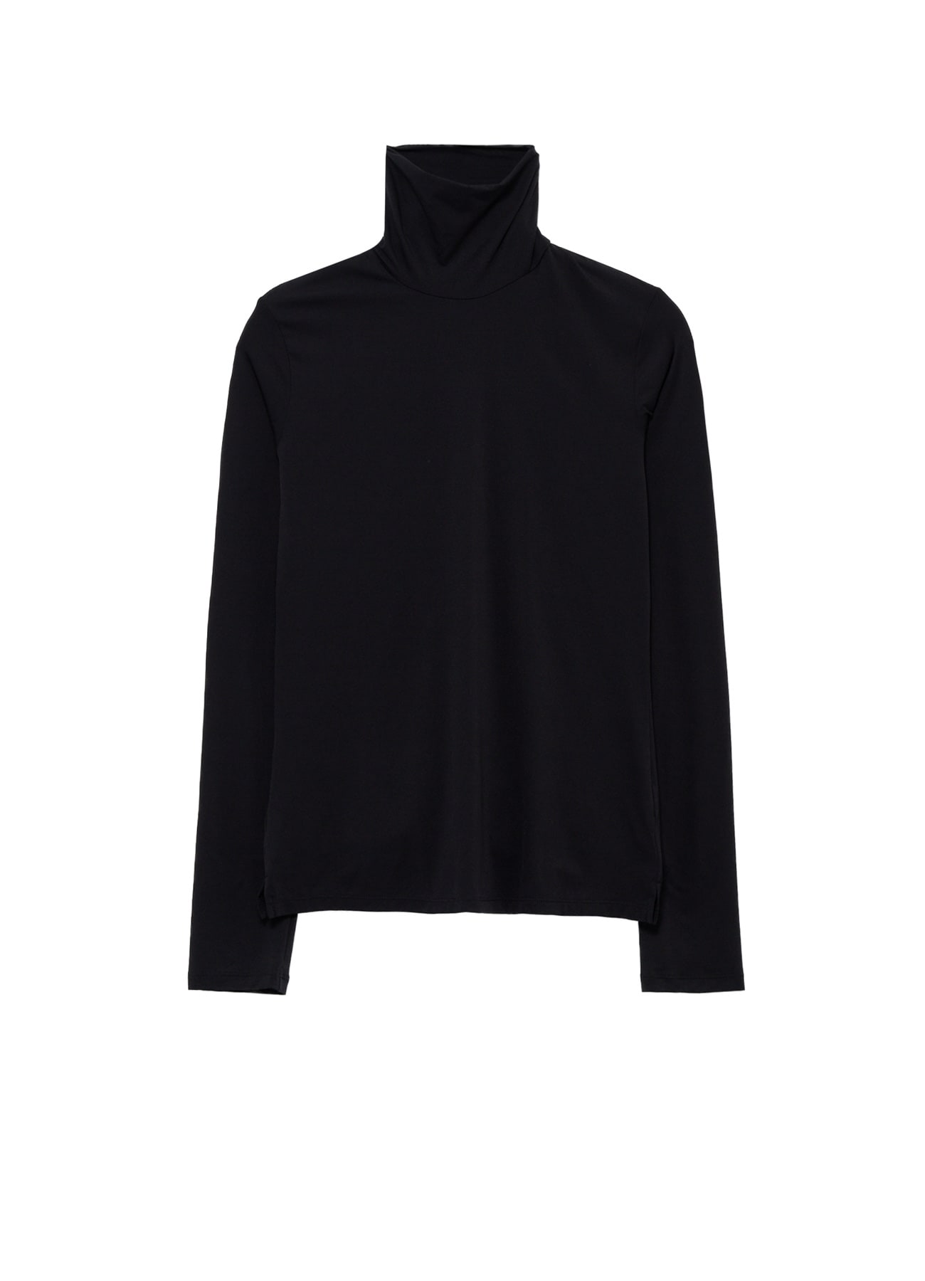 UNDER Y's - STRETCH JERSEY L/S HIGH NECK T-SHIRT
