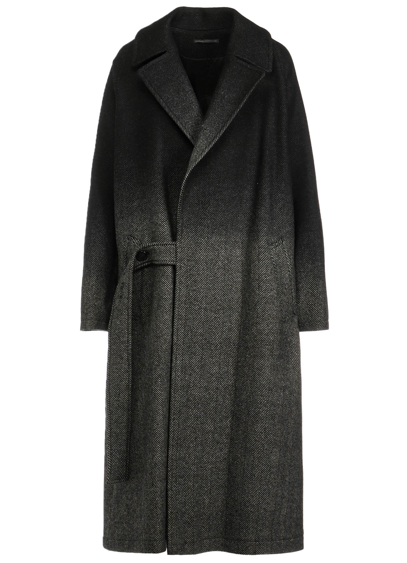 【9/20 12:00 Release】WOOL HERRINGBONE GRADATION LONG COAT