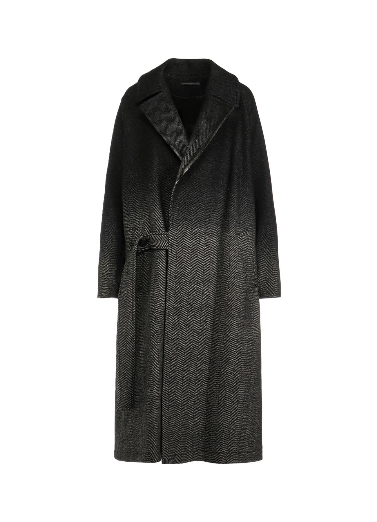 【9/20 12:00 Release】WOOL HERRINGBONE GRADATION LONG COAT