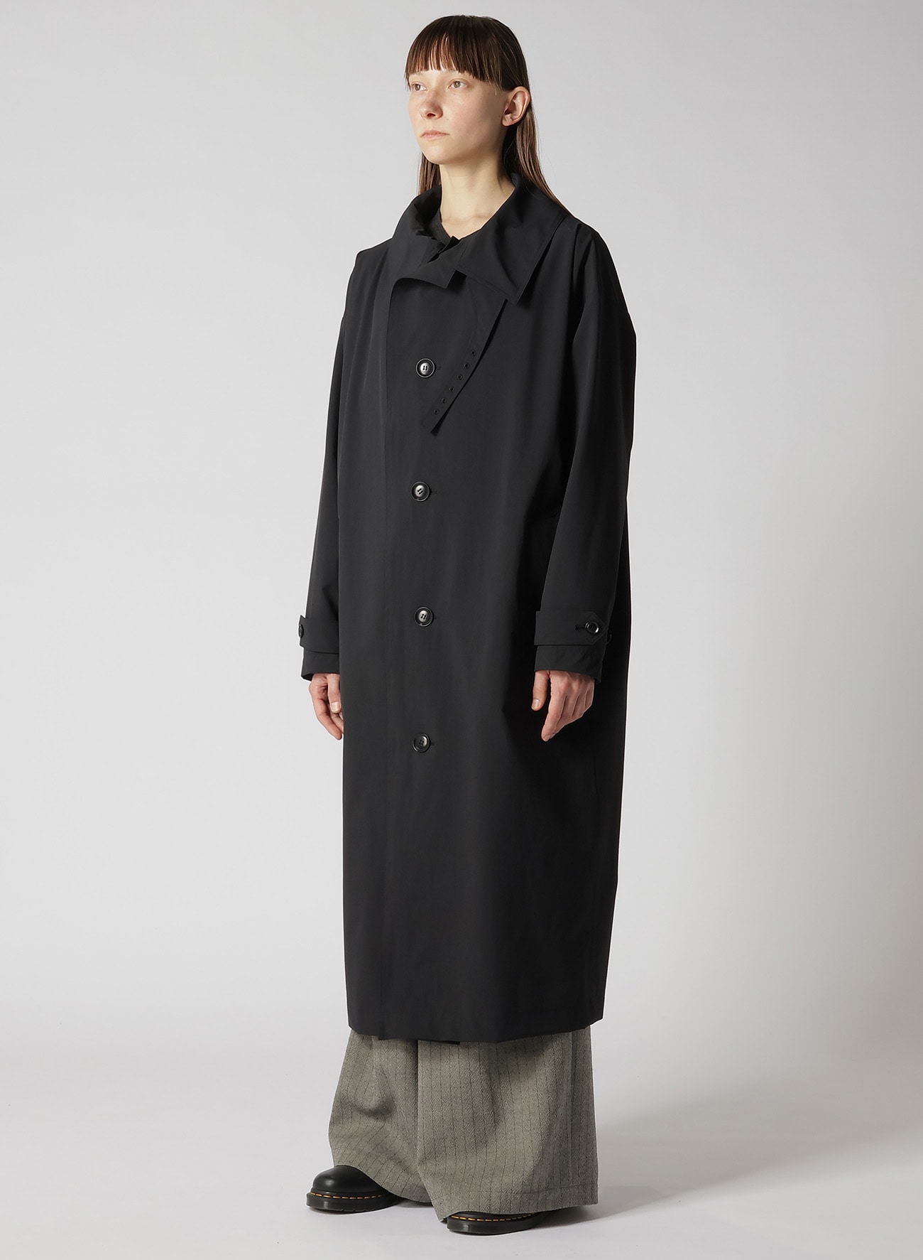 MATTE NYLON WEATHER BIG COAT