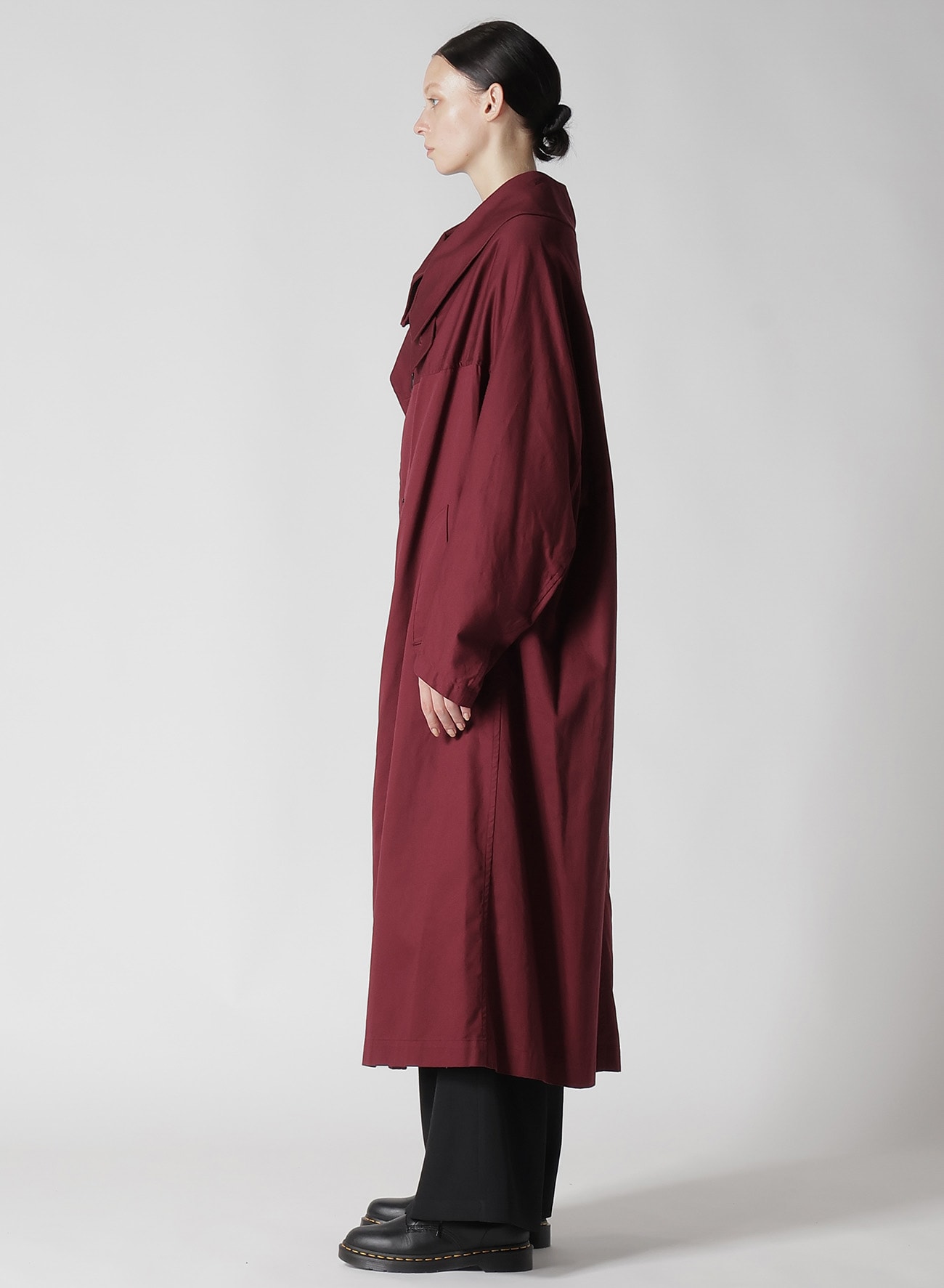 【8/9 12:00 Release】[Y's BORN PRODUCT] COTTON TWILL LONG CAPE COAT