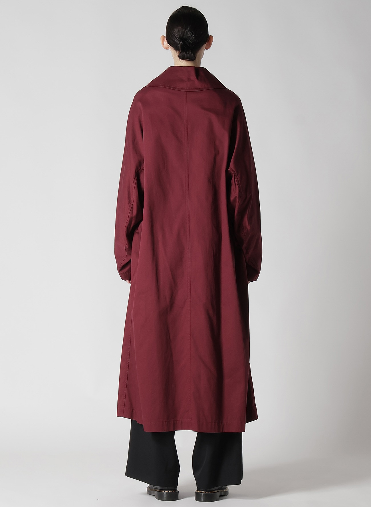 【8/9 12:00 Release】[Y's BORN PRODUCT] COTTON TWILL LONG CAPE COAT