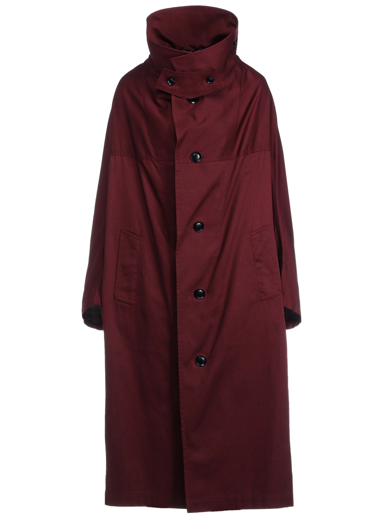 【8/9 12:00 Release】[Y's BORN PRODUCT] COTTON TWILL LONG CAPE COAT