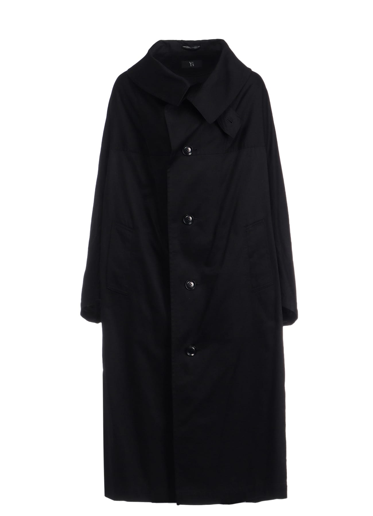 【8/9 12:00 Release】[Y's BORN PRODUCT] COTTON TWILL LONG CAPE COAT