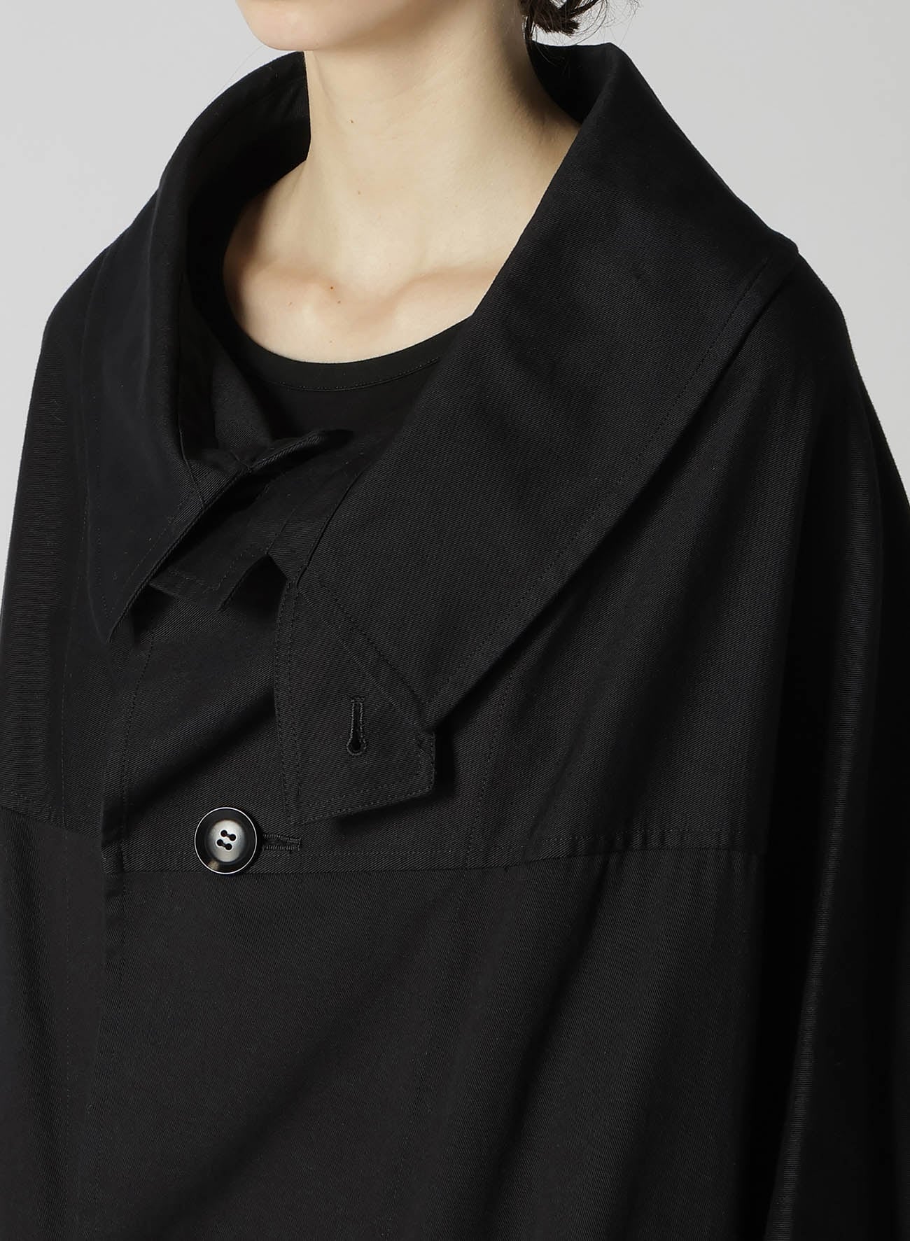 【8/9 12:00 Release】[Y's BORN PRODUCT] COTTON TWILL LONG CAPE COAT