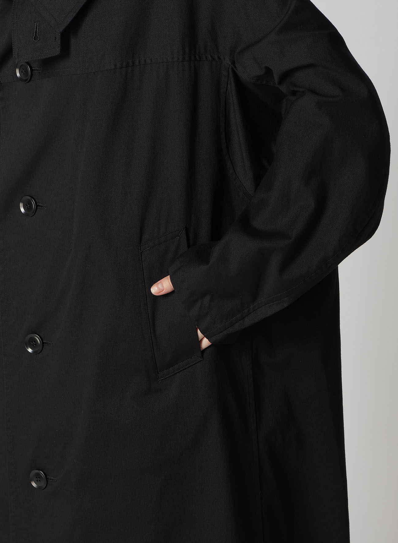 【8/9 12:00 Release】[Y's BORN PRODUCT] COTTON TWILL LONG CAPE COAT