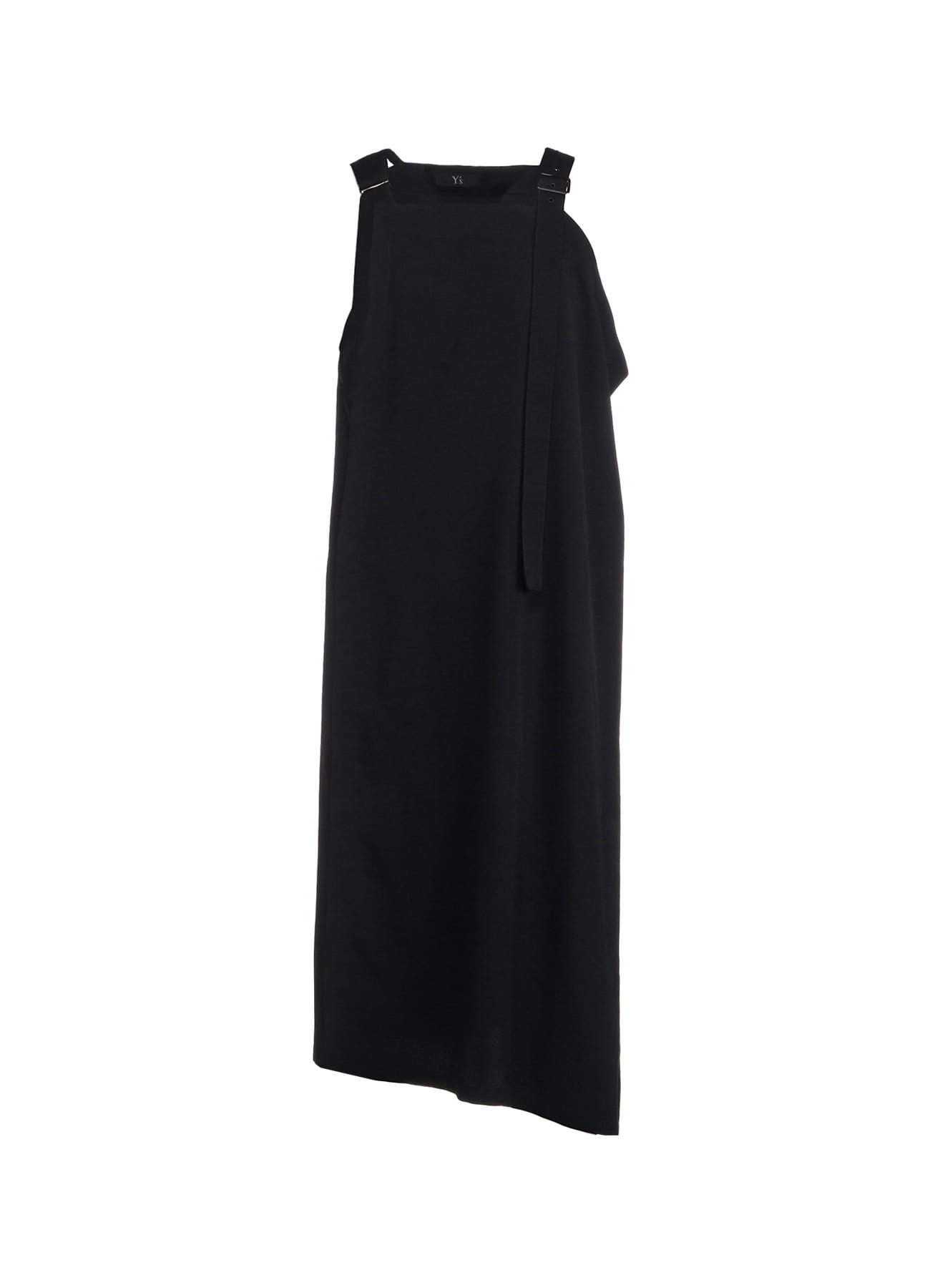 WOOL GABARDINE SHOULDER STRAP DRESS