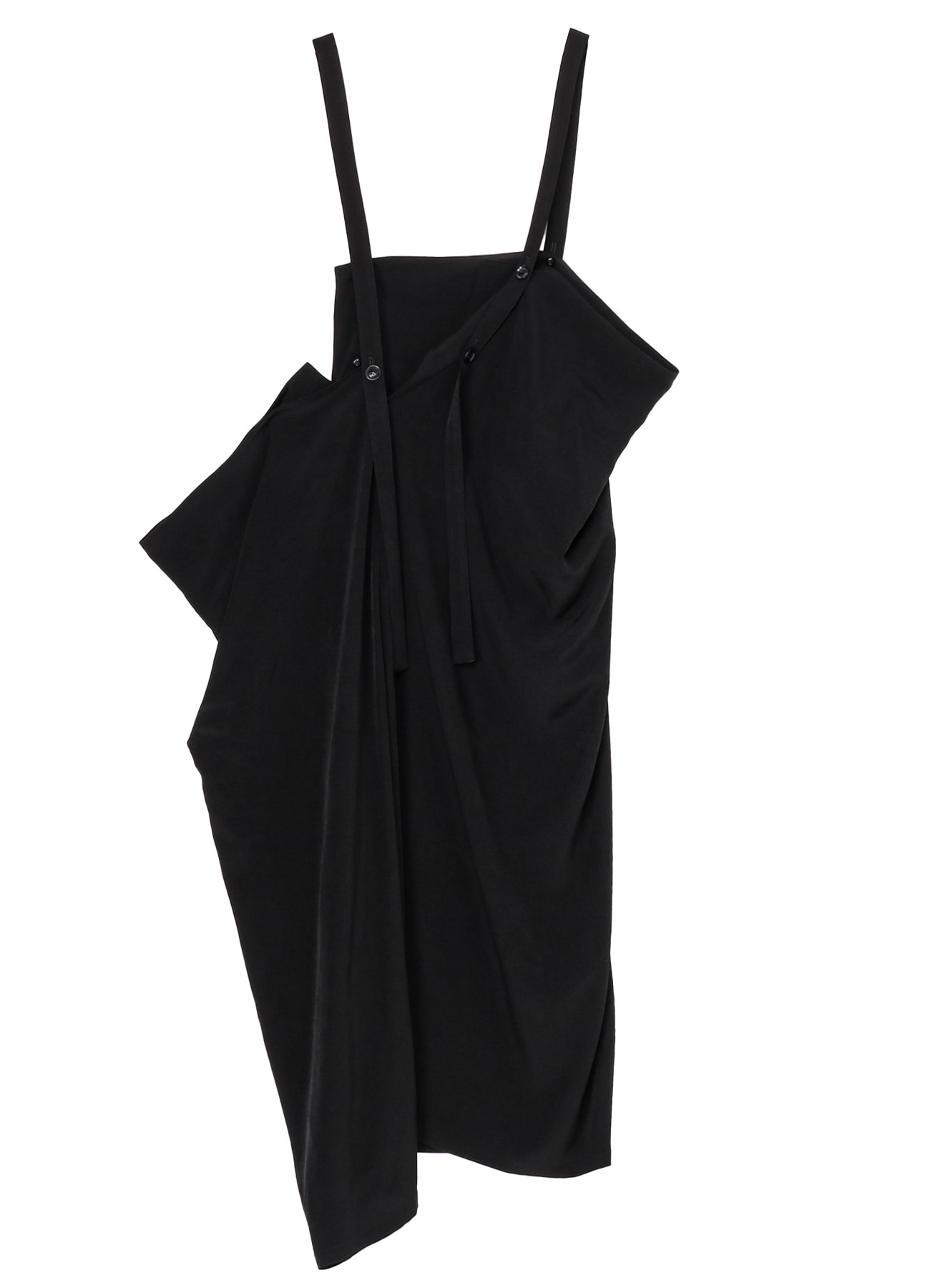 CREPE de CHINE SQUARE SHOULDER STRAP DRESS