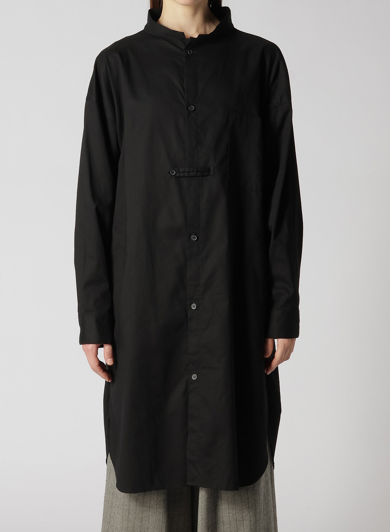 [Y's BORN PRODUCT] THIN COTTON TWILL SHIRT DRESS