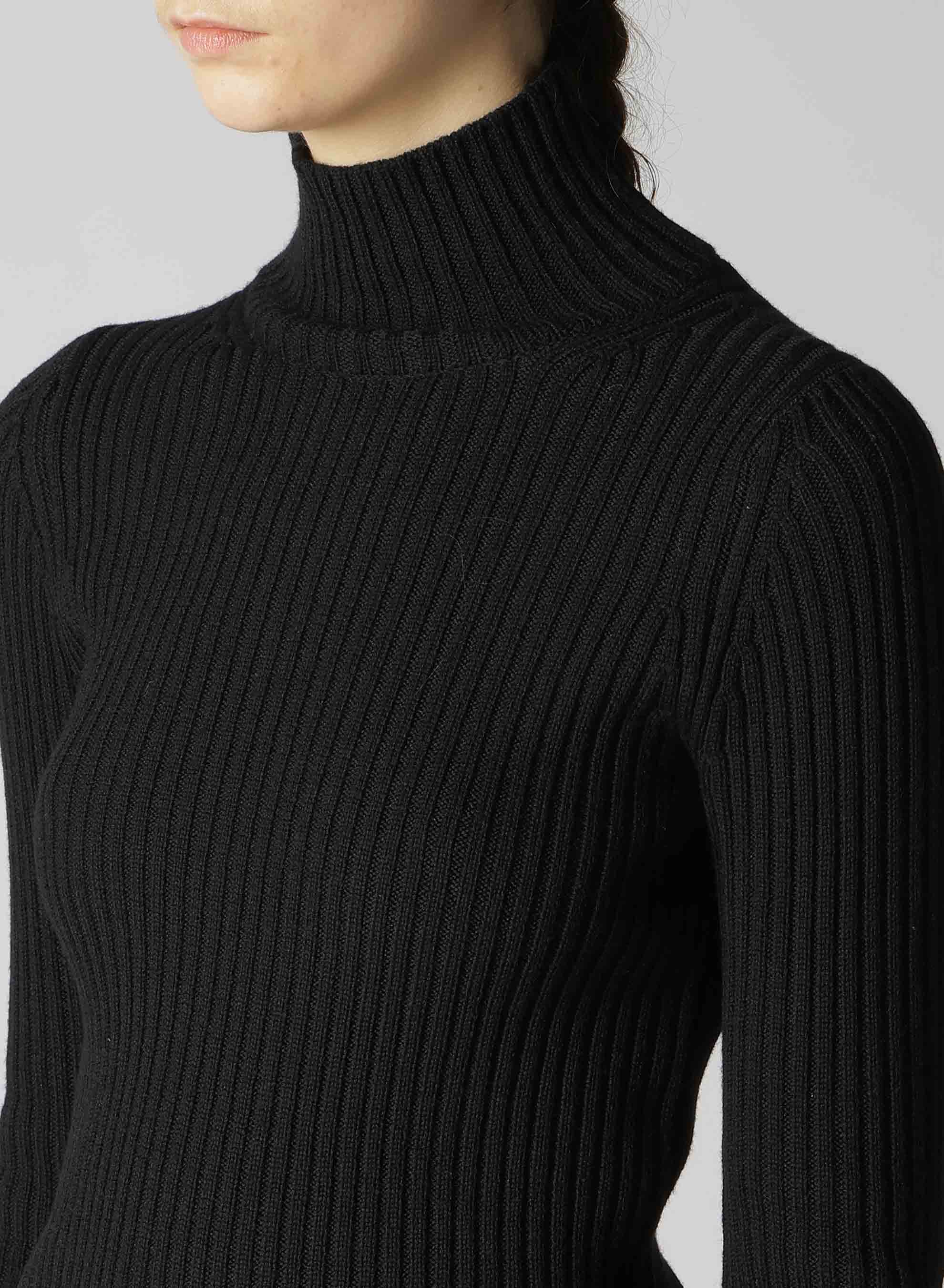 【9/20 12:00 Release】WOOL RIB HIGH NECK PULLOVER