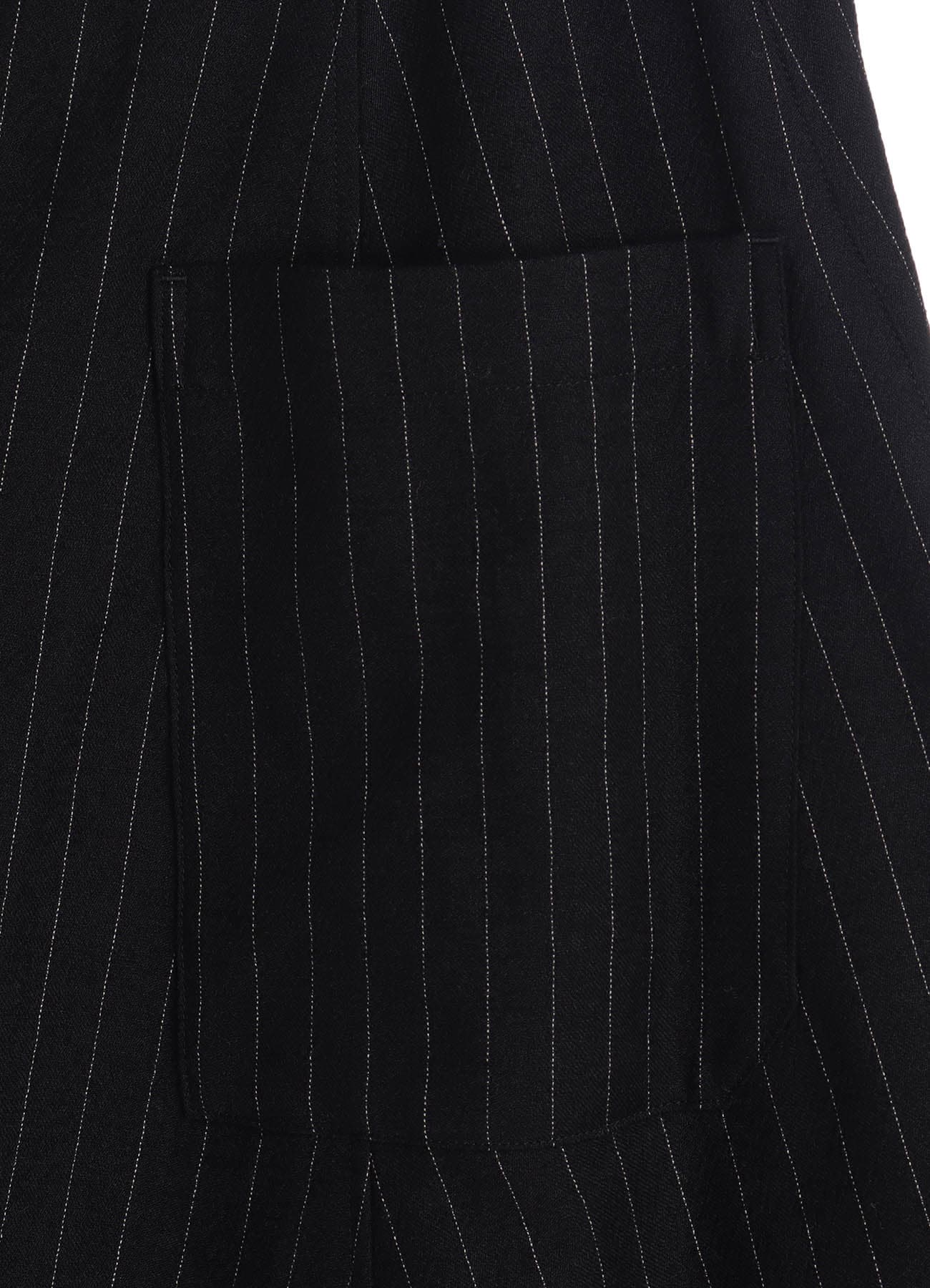 WOOL STRIPE SAROUEL PANTS