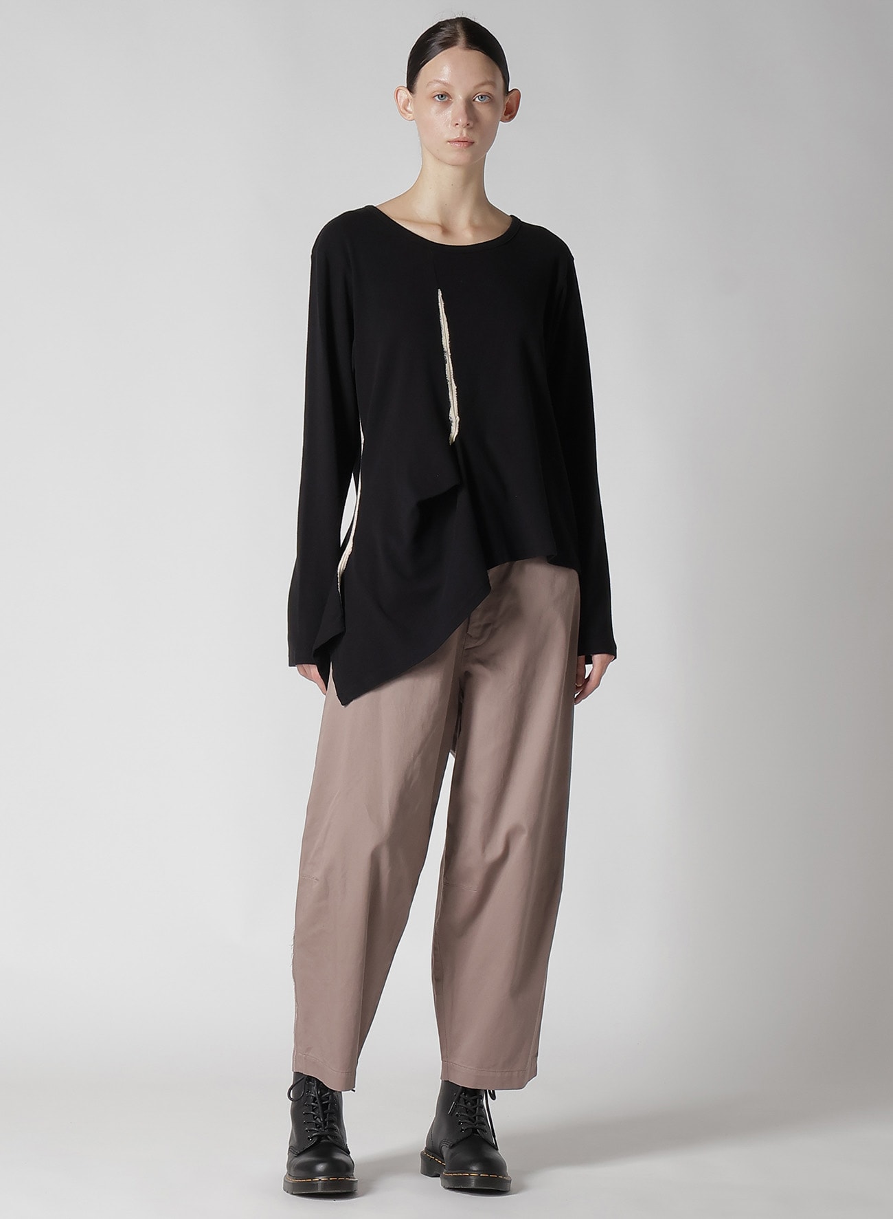 [Y's BORN PRODUCT] COTTON TWILL CUT LINE KNEE PANTS