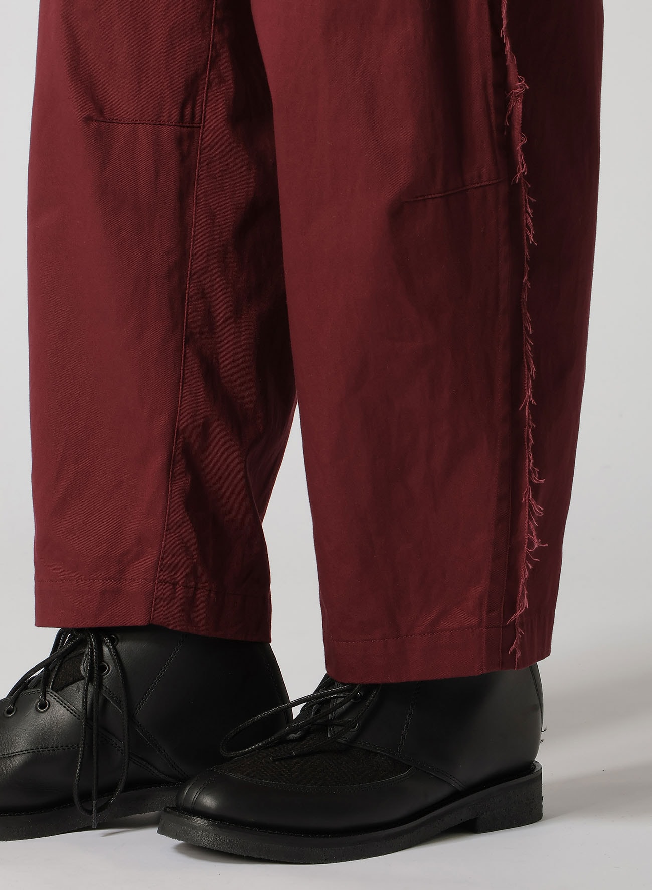 [Y's BORN PRODUCT] COTTON TWILL CUT LINE KNEE PANTS