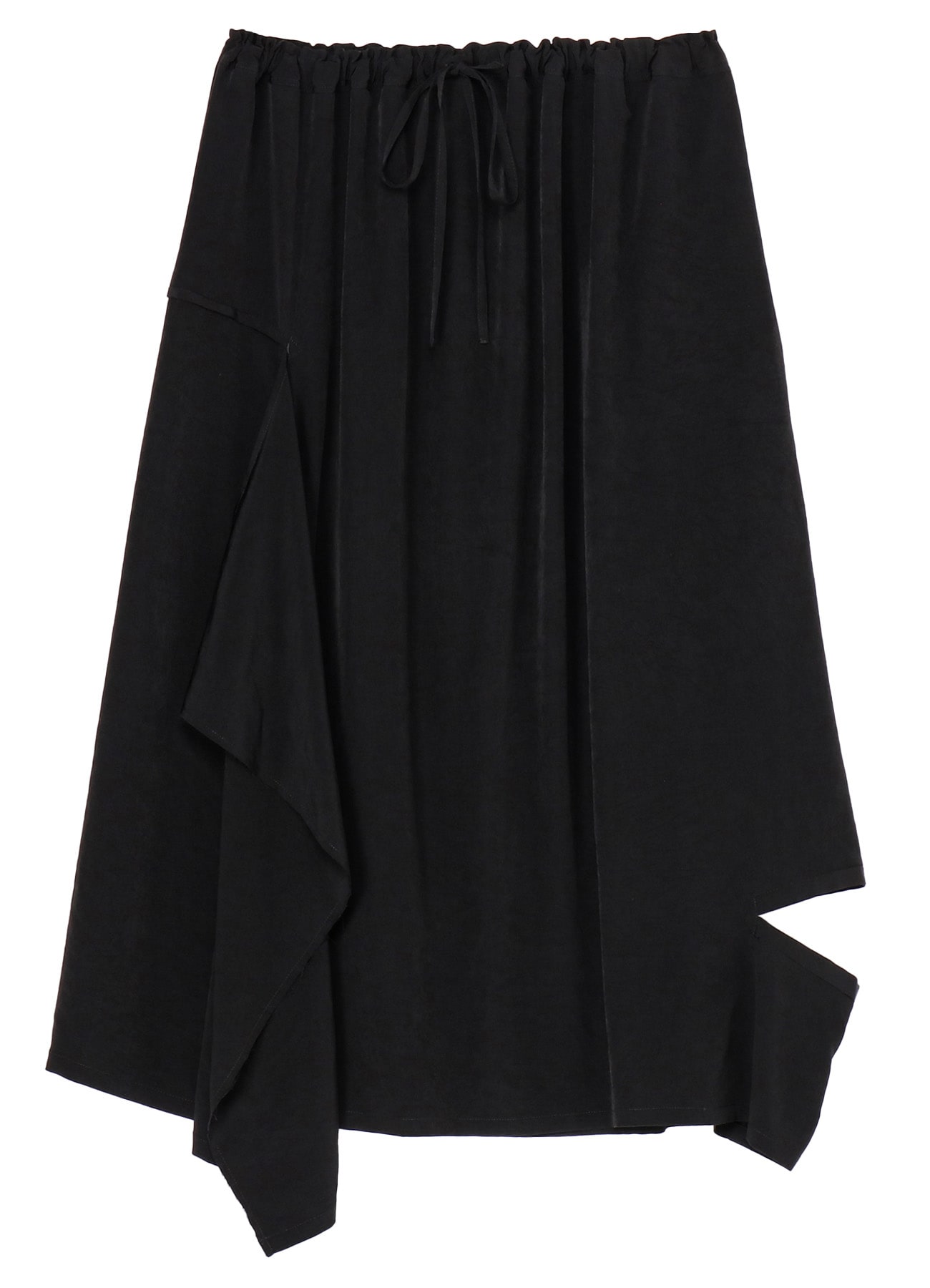 CREPE de CHINE RIGHT DRAPE SKIRT