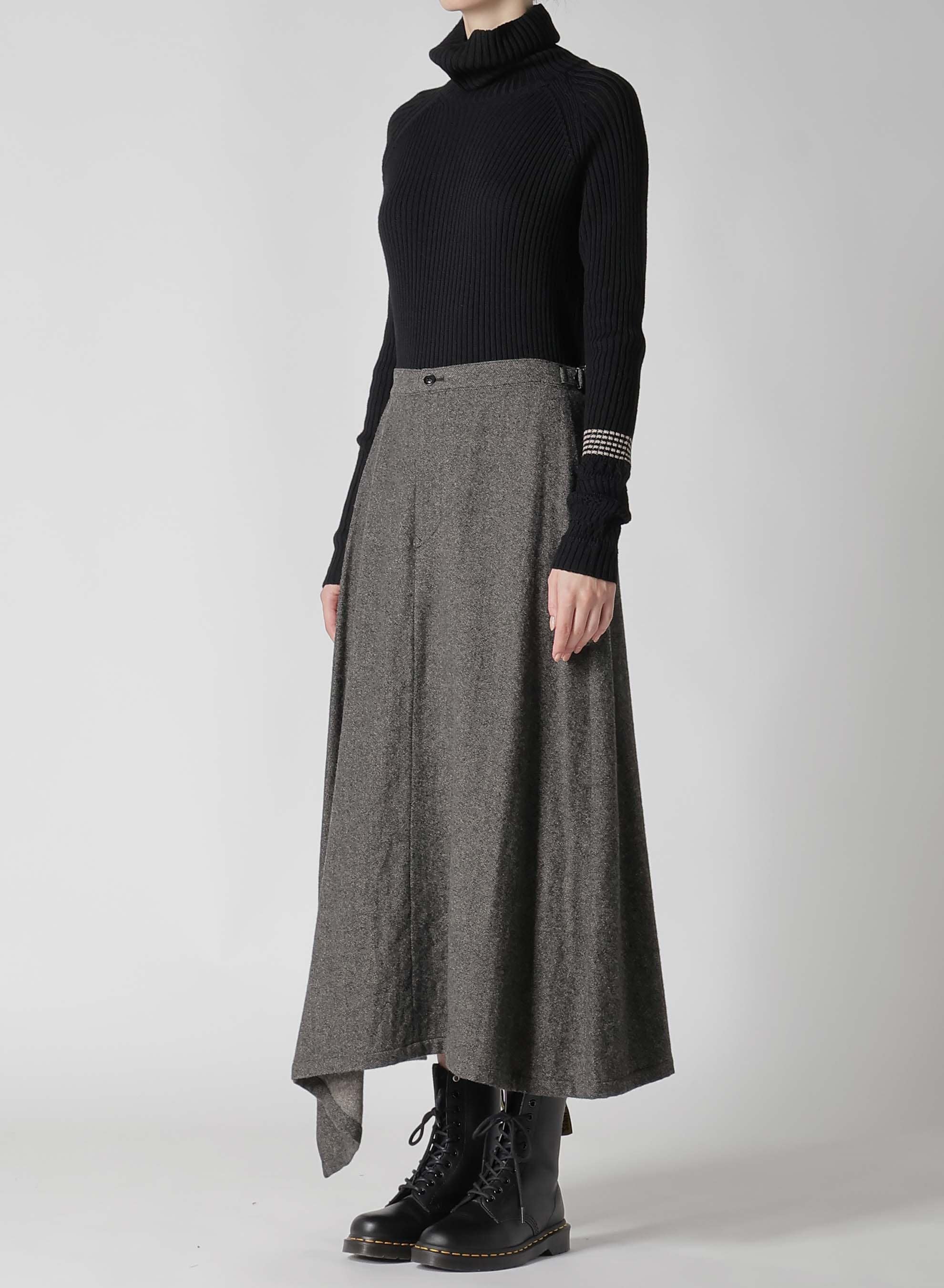 【9/20 12:00 Release】WOOL FLANNEL FLARE SKIRT