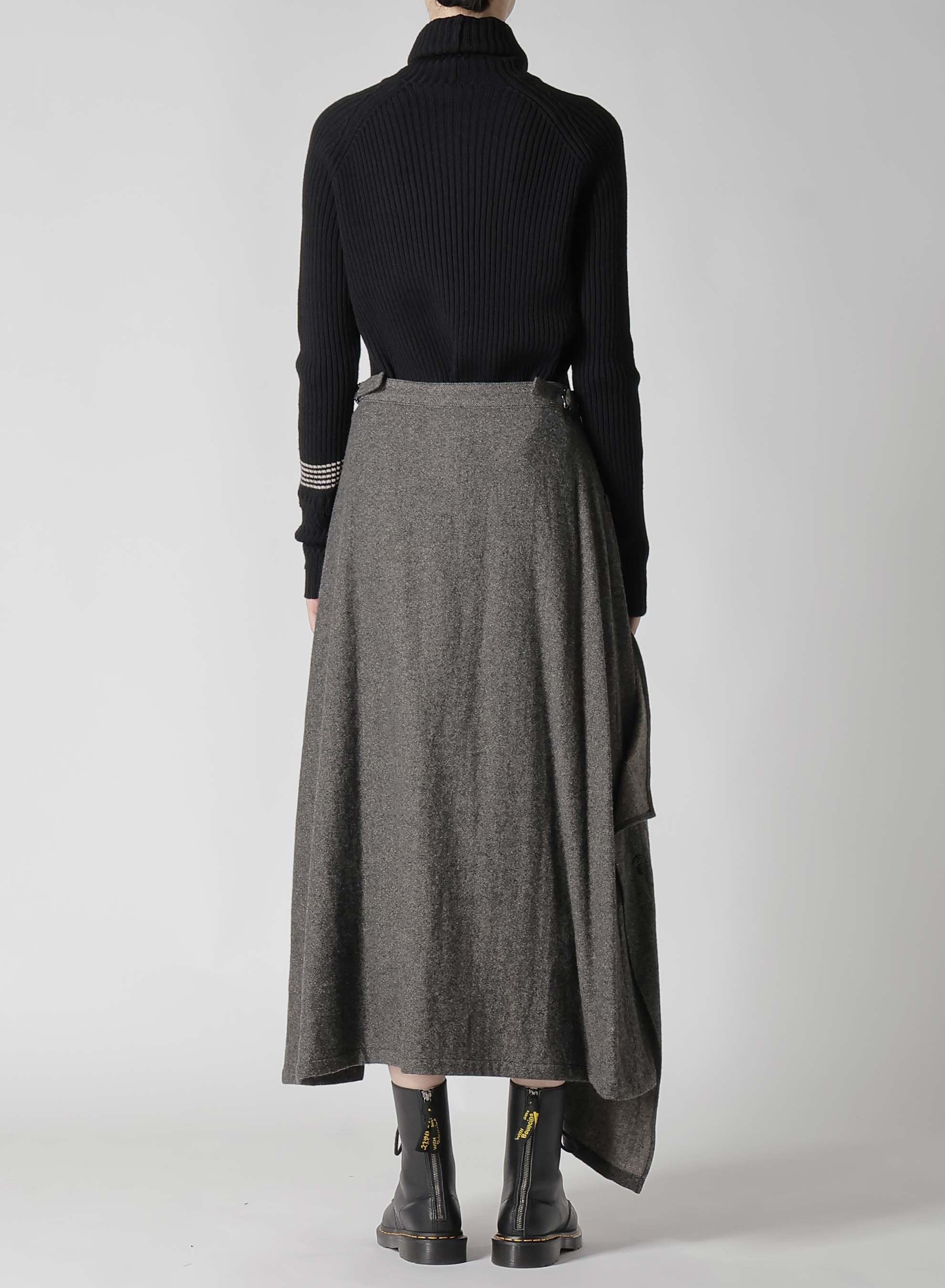 【9/20 12:00 Release】WOOL FLANNEL FLARE SKIRT