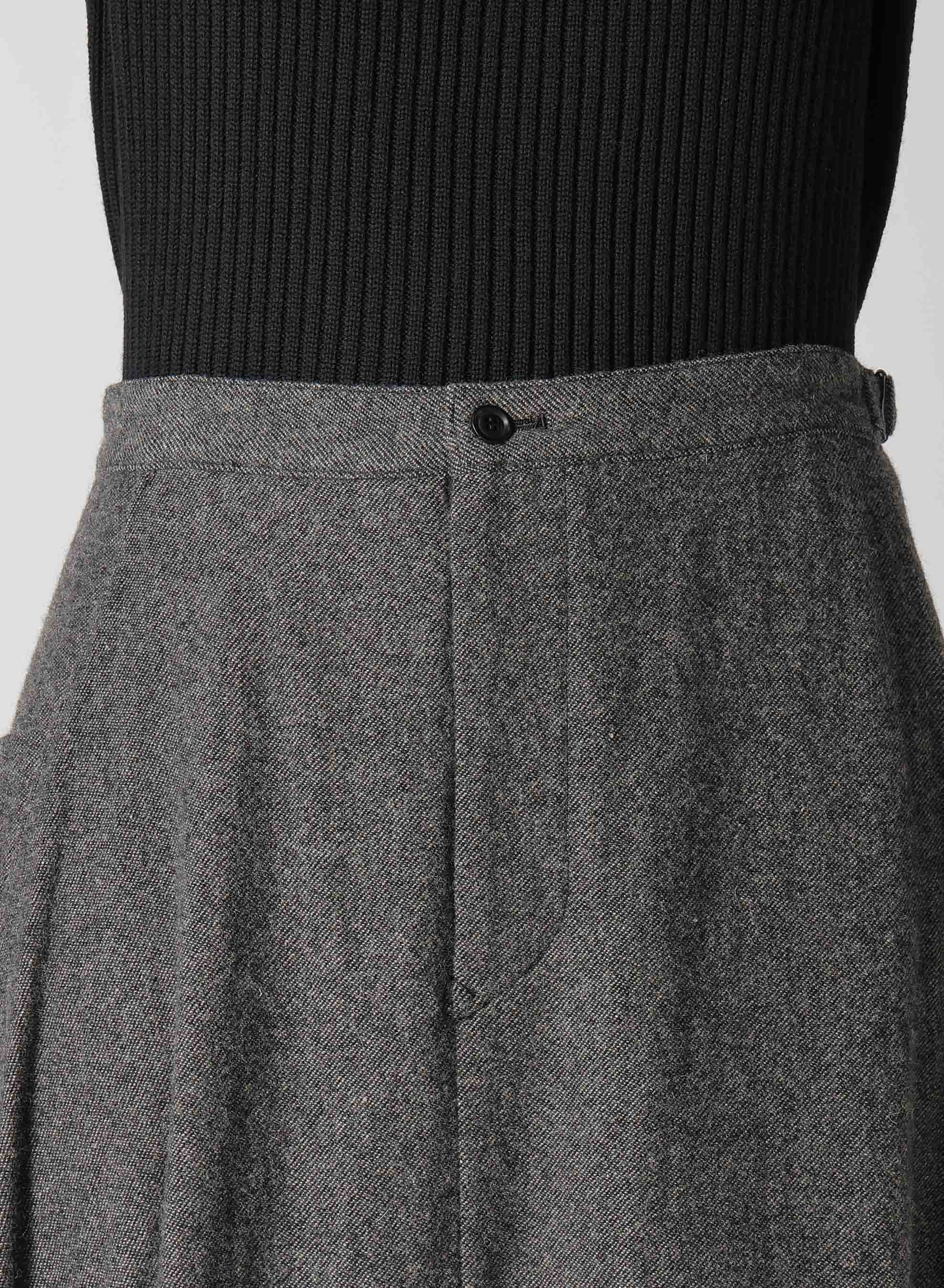 【9/20 12:00 Release】WOOL FLANNEL FLARE SKIRT