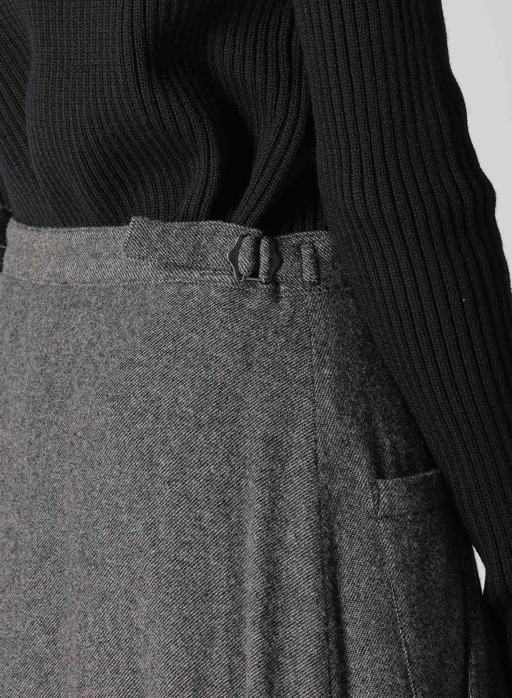 【9/20 12:00 Release】WOOL FLANNEL FLARE SKIRT