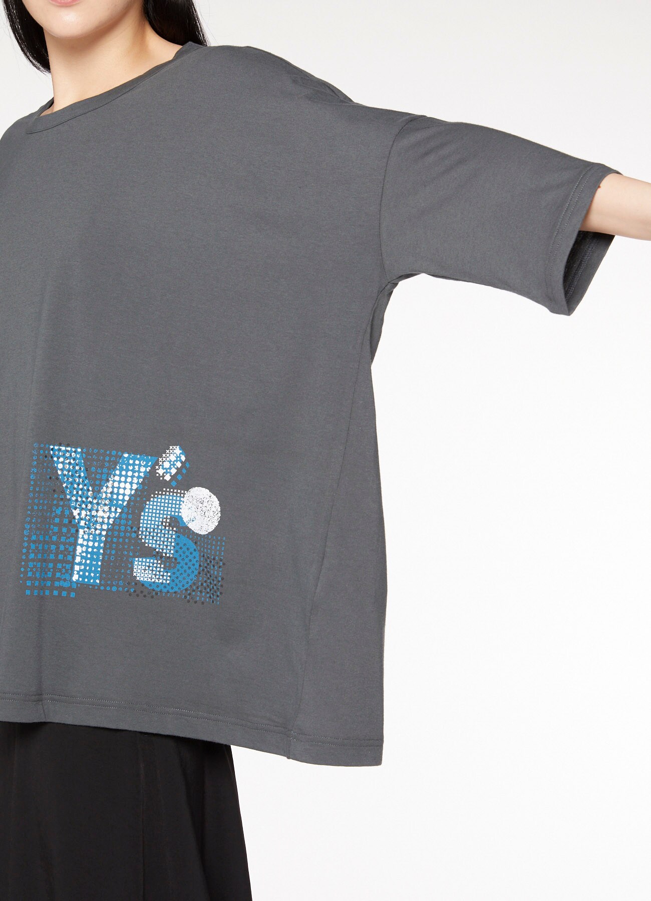 COTTON COLLAGE PRINT BIG T-SHIRT