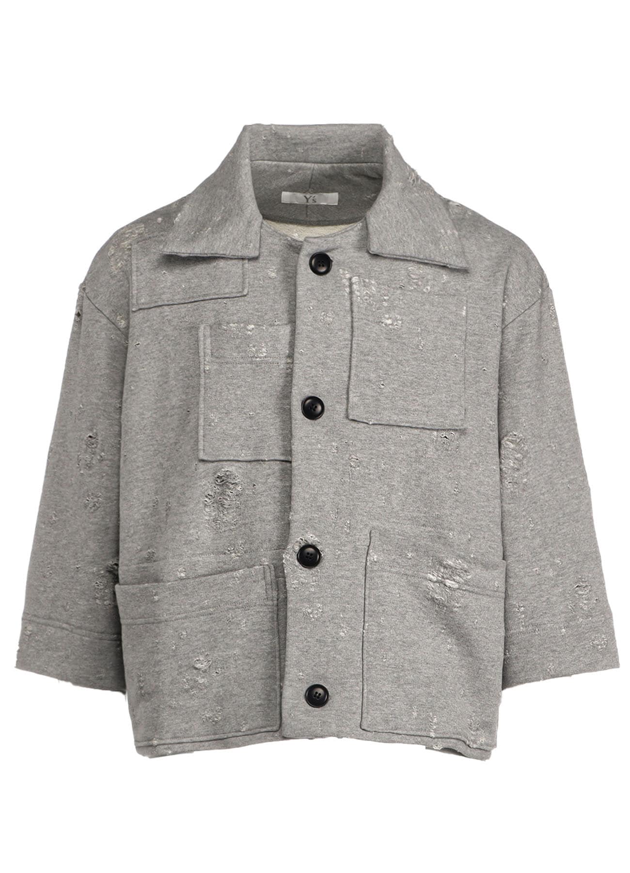 HOLED JQ FRENCH TERRY POCKET JACKET