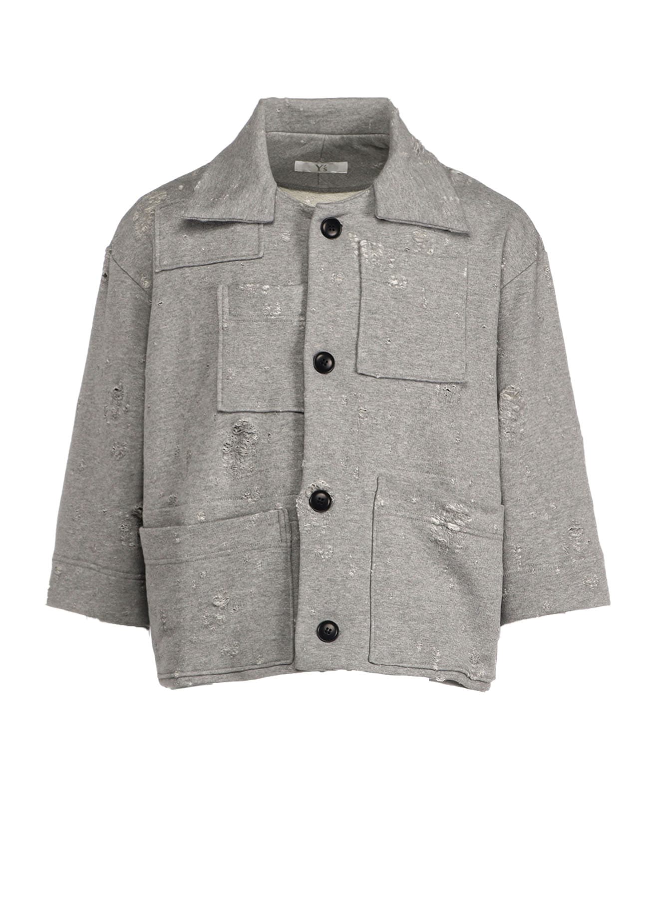 HOLED JQ FRENCH TERRY POCKET JACKET