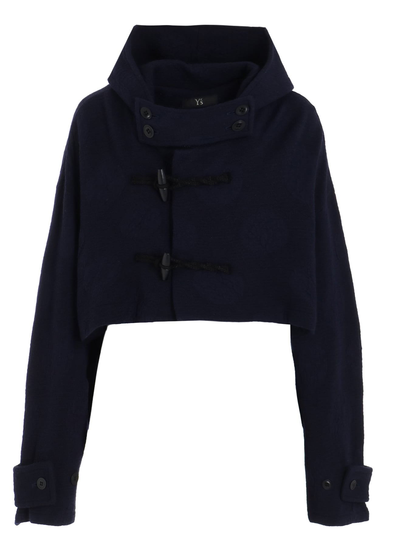 DOTS JACQUARD SHORT DUFFEL COAT